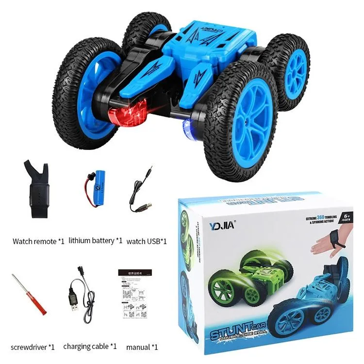 1:24 2.4g 360 Degree Roller Remote Control Stunt Buggy Car Red