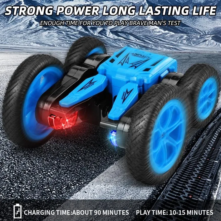 1:24 2.4g 360 Degree Roller Remote Control Stunt Buggy Car Red