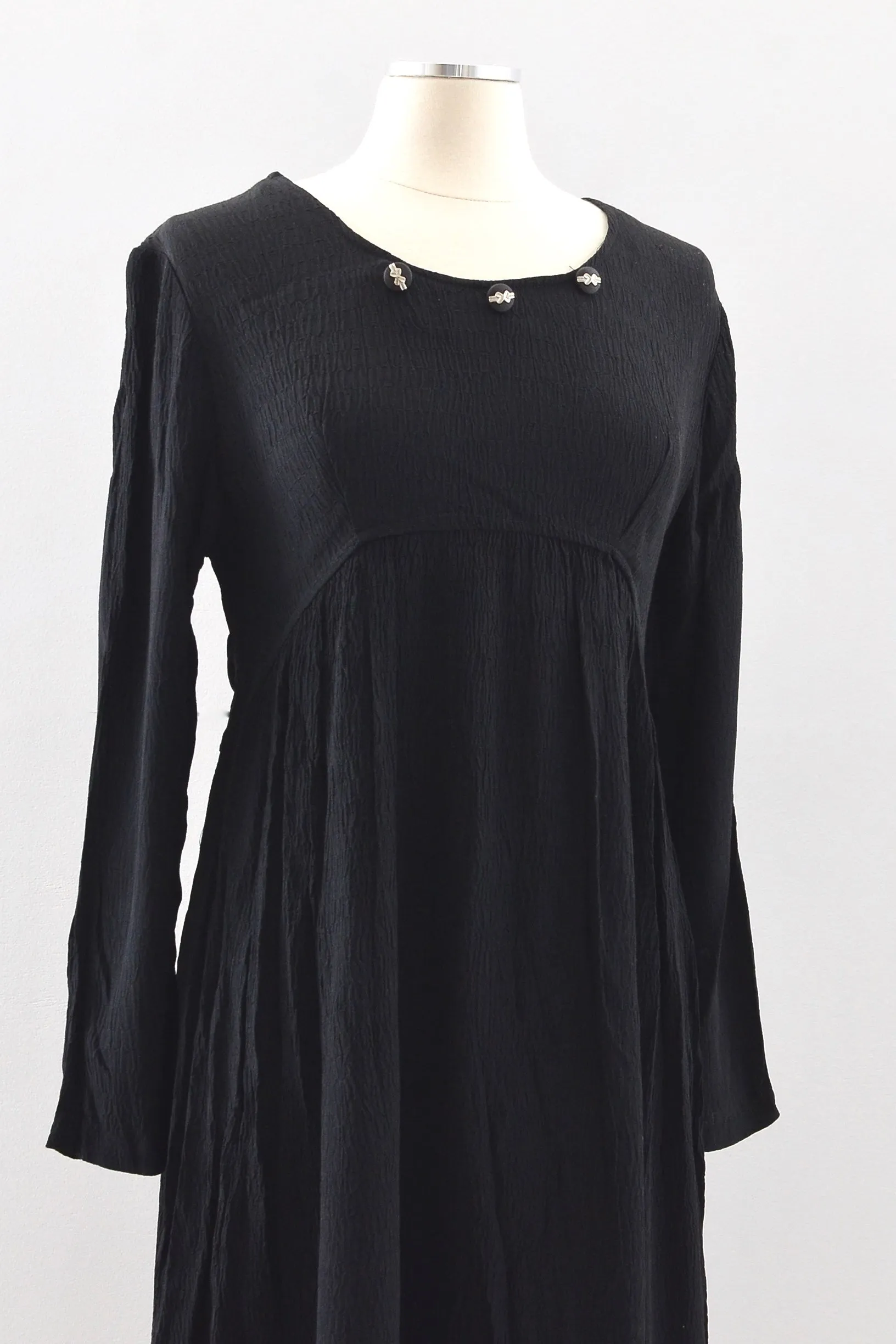 80's Relaxed Day Dress / M