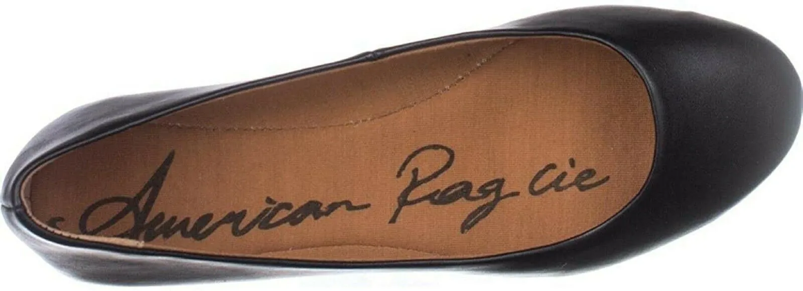 American Rag Womens Ellie1 Closed Toe Slide Flats Slip On Black Shoes Size US 8