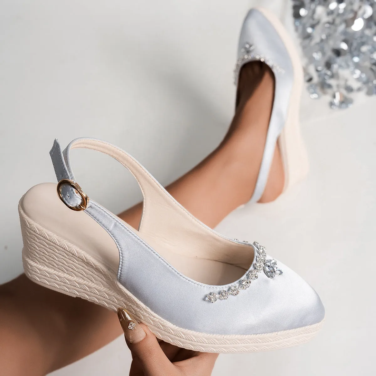 Ari Rhinestone Sandals