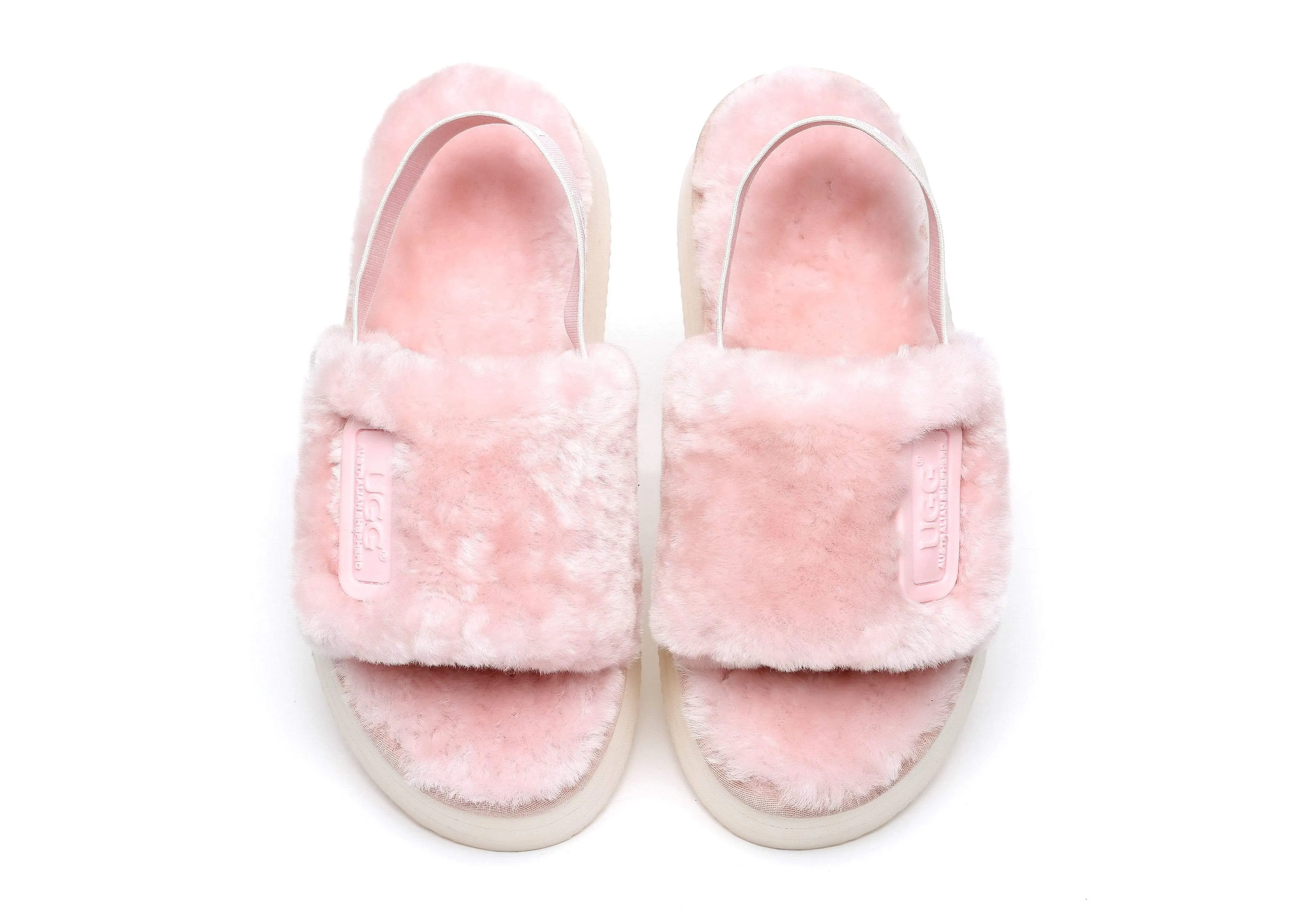 Australian Shepherd® UGG Women Platform Fluffy Slide Poppin