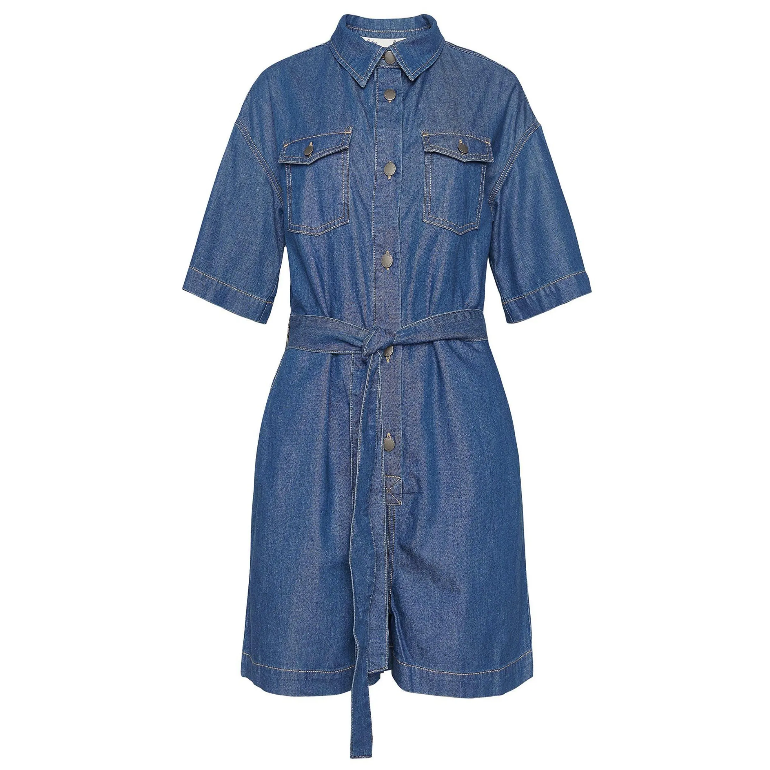 Barbour Evelyn Denim Playsuit Authentic Wash LDR0814IN52
