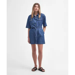 Barbour Evelyn Denim Playsuit Authentic Wash LDR0814IN52