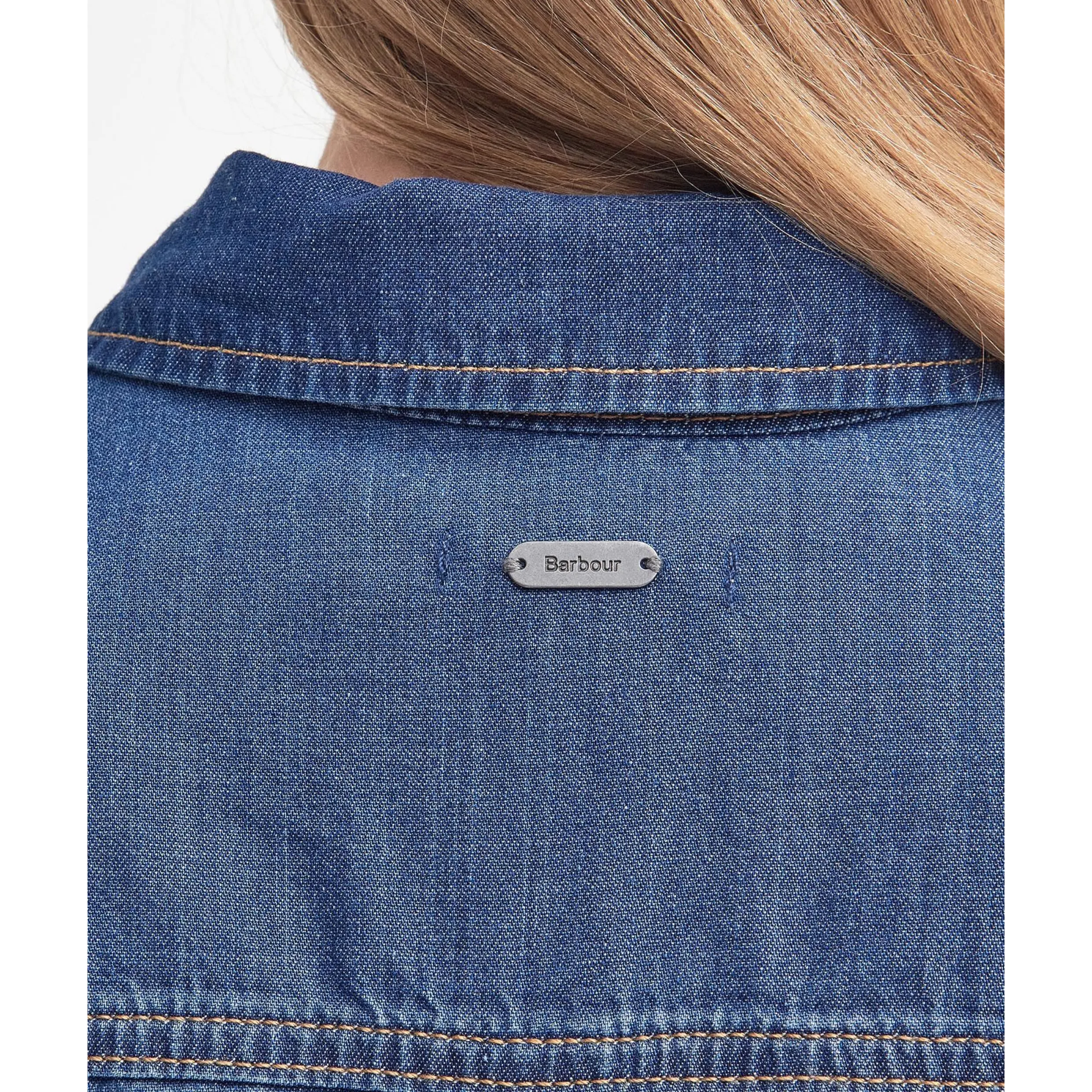 Barbour Evelyn Denim Playsuit Authentic Wash LDR0814IN52