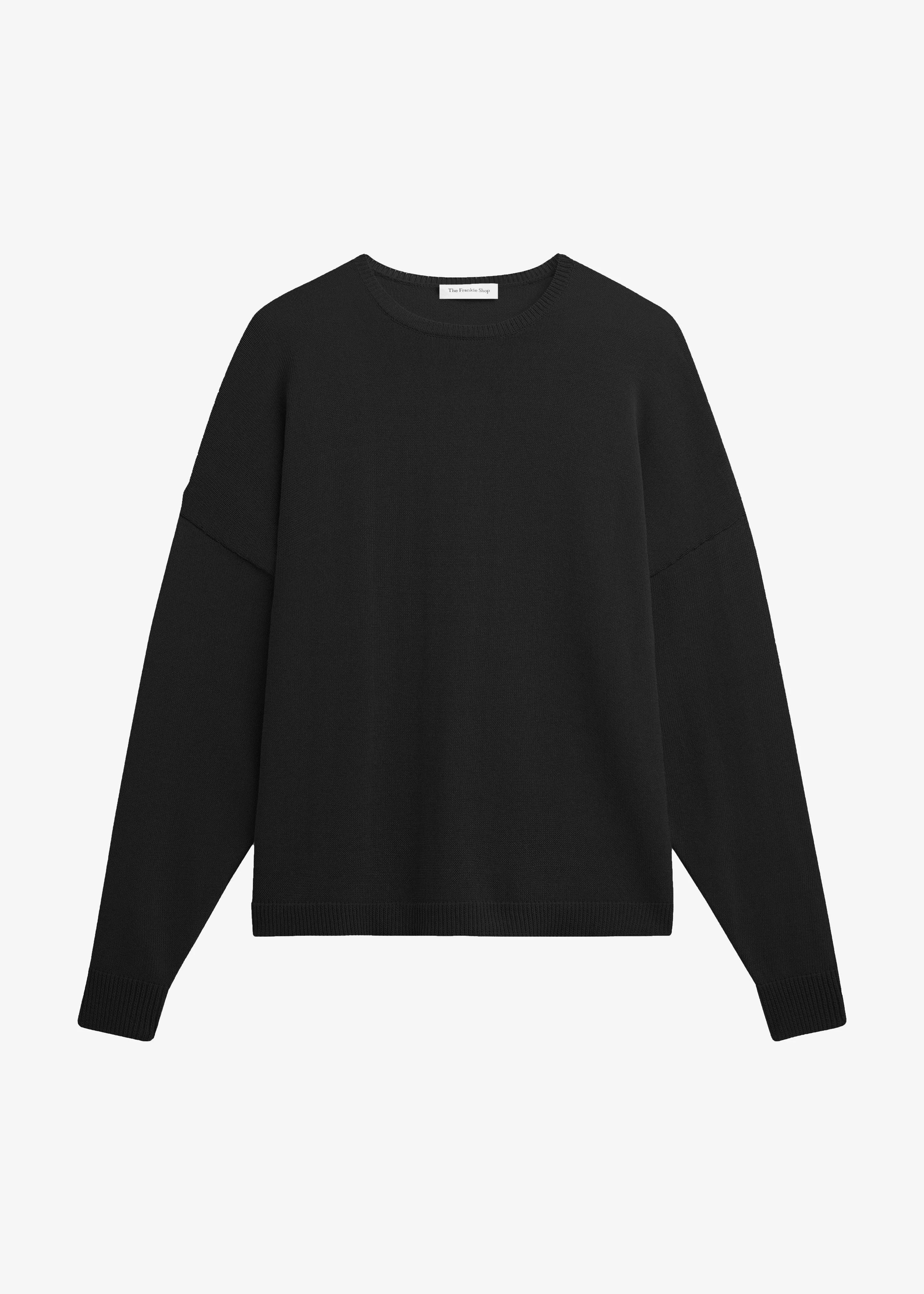 Basel Crew Neck Sweater - Black