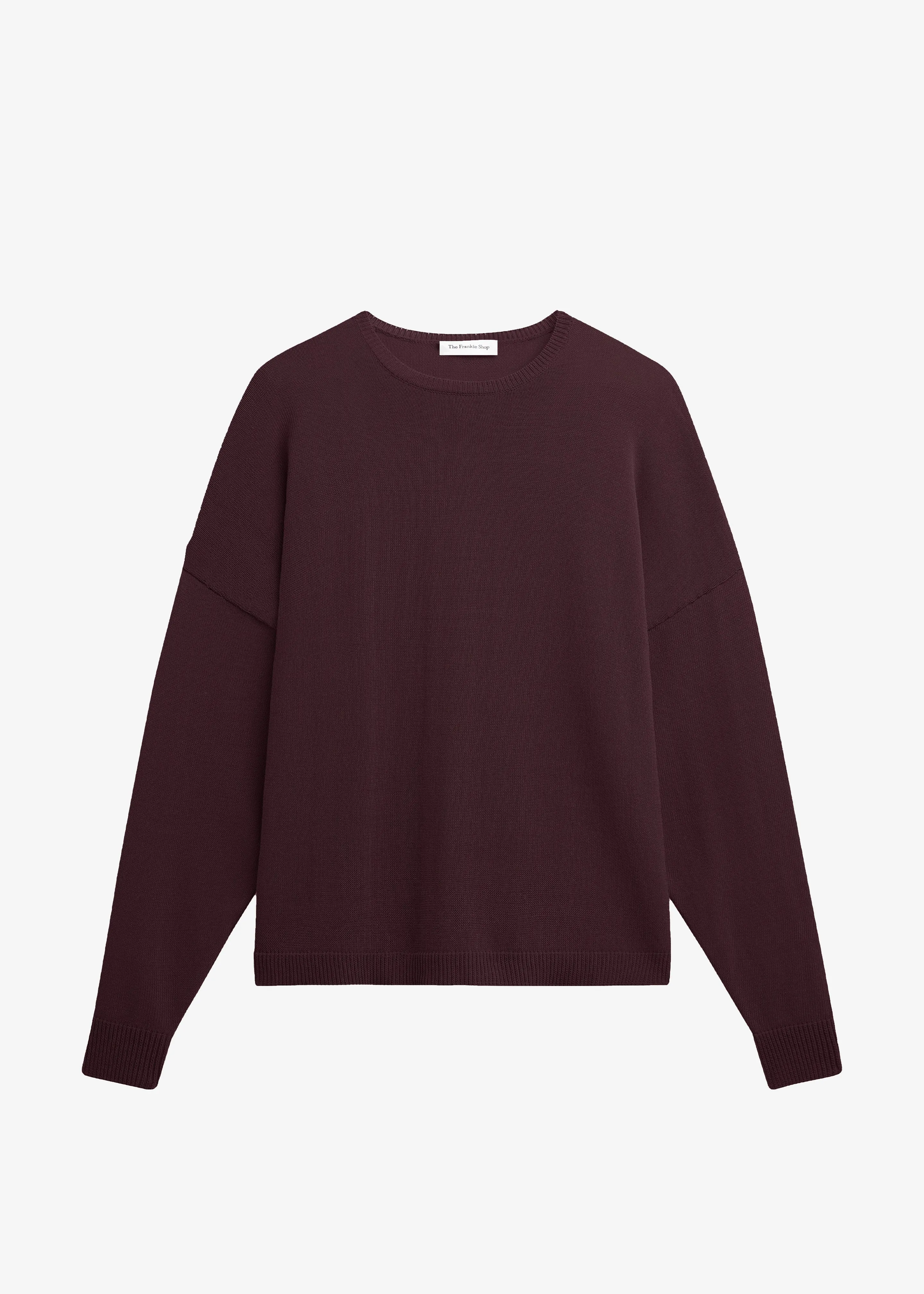 Basel Crew Neck Sweater - Burgundy