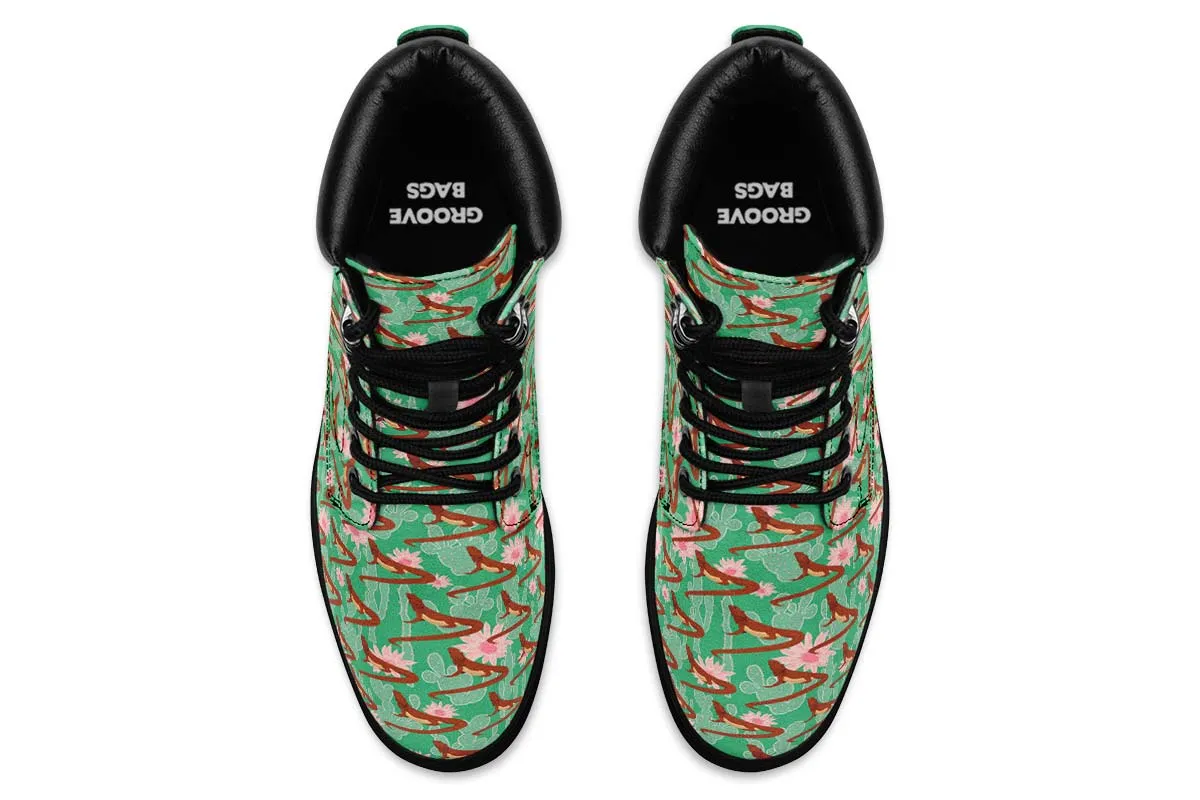 Bearded Dragon Pattern Classic Vibe Boots