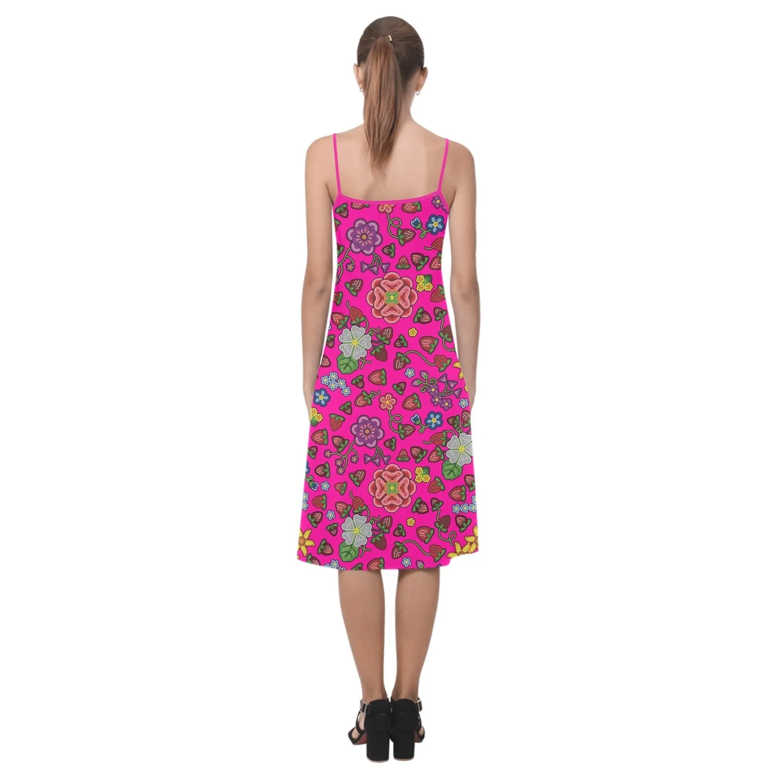 Berry Pop Blush Alcestis Slip Dress