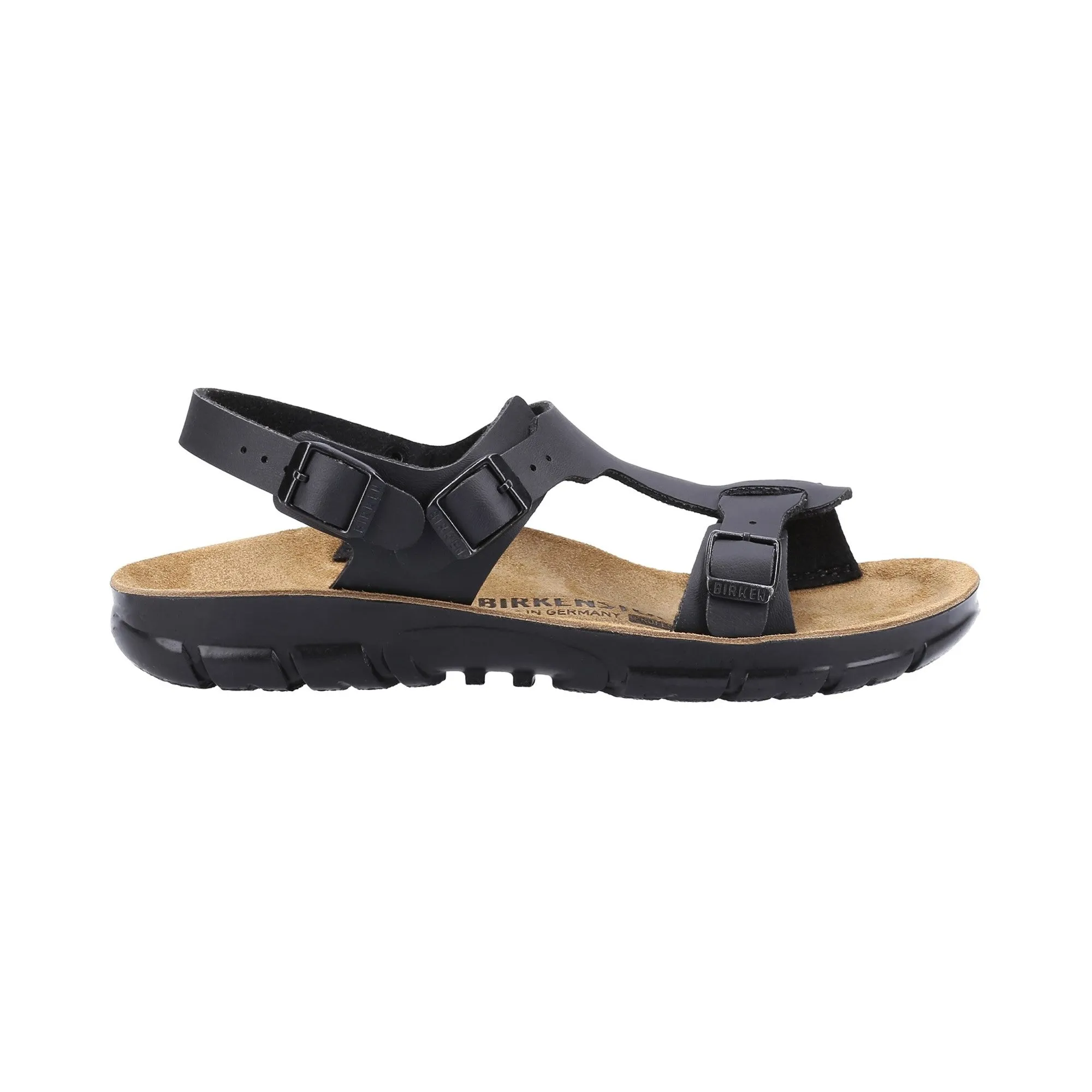 Birkenstock Saragossa Birko Flor Womens Sandal - Black