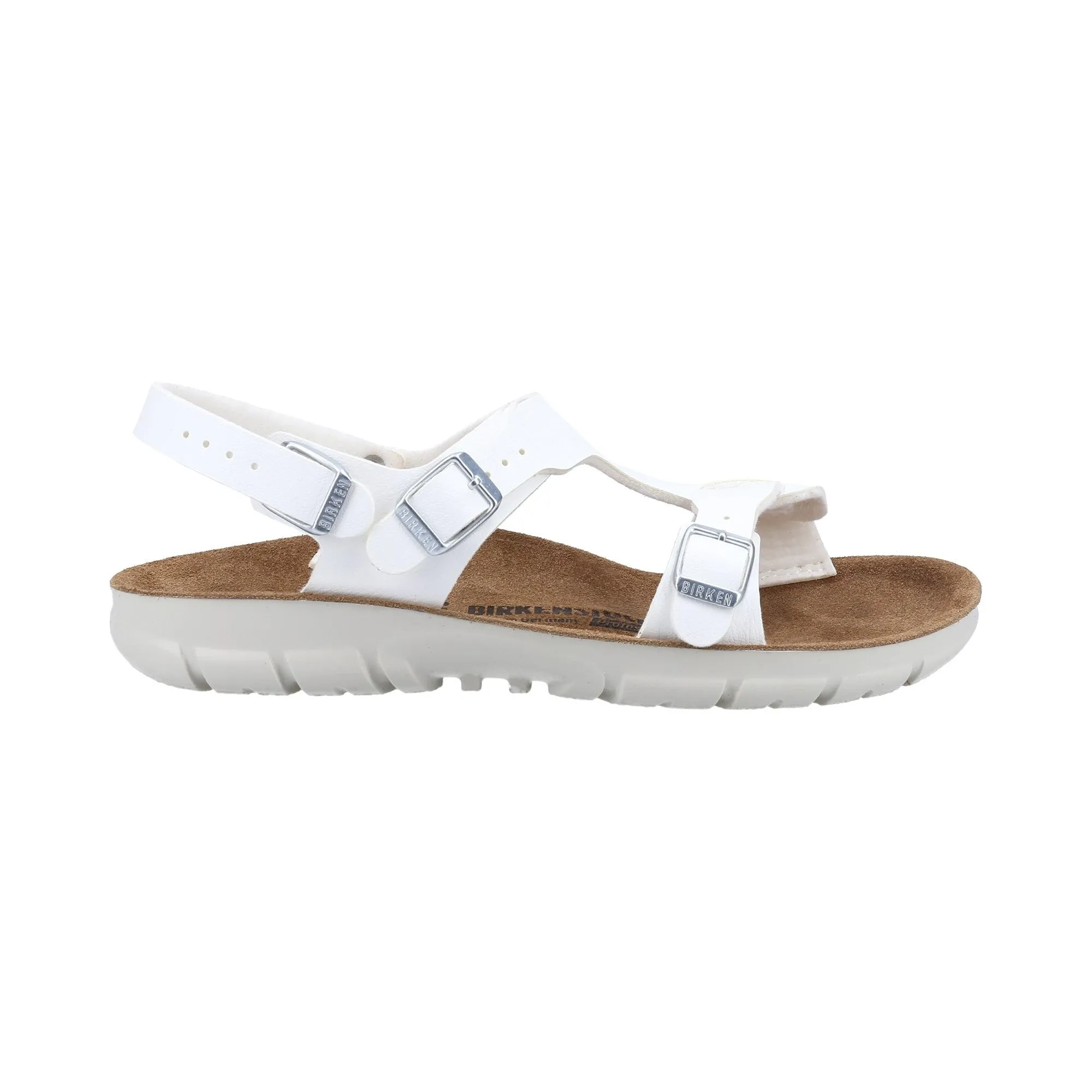 Birkenstock Saragossa Birko Flor Womens Sandal - White