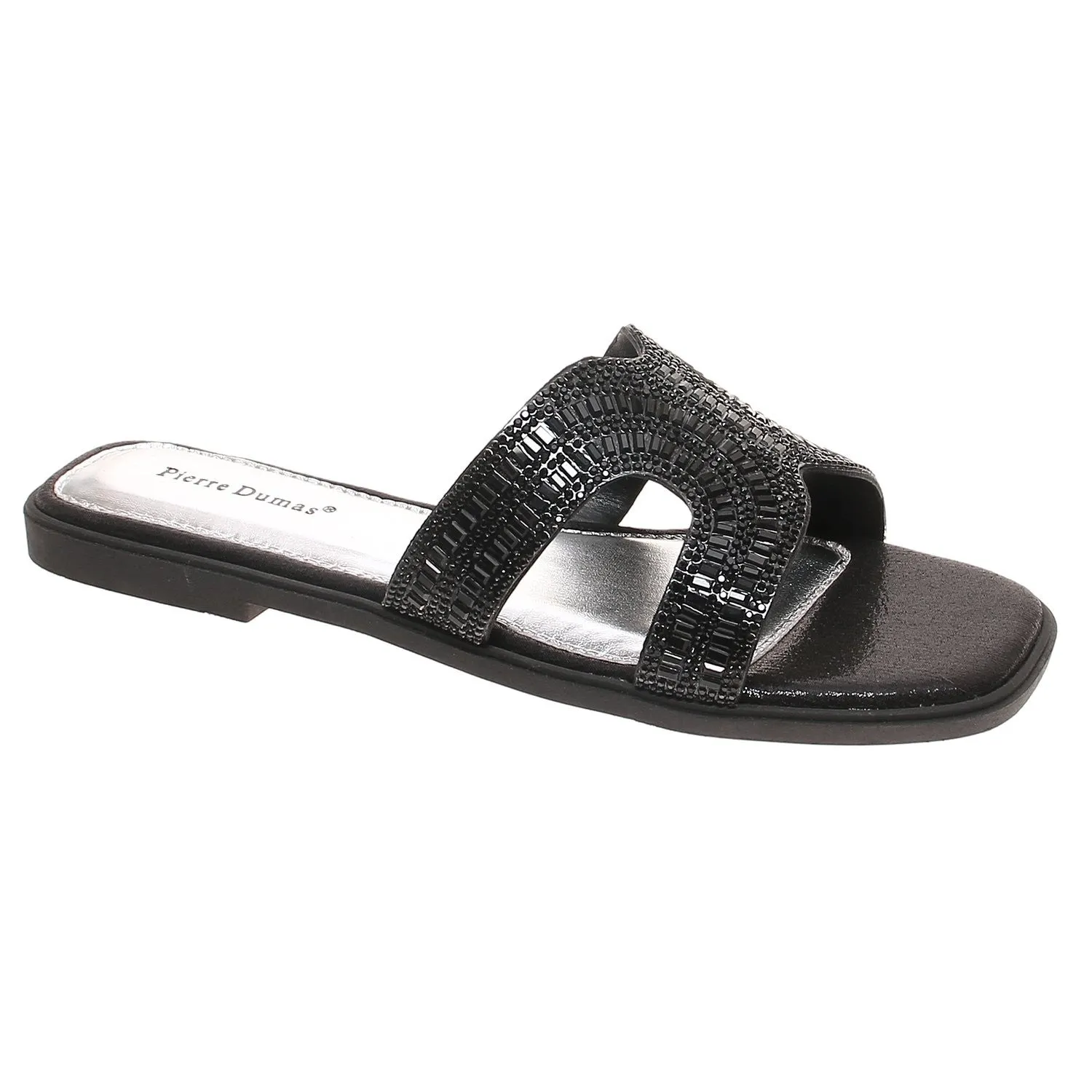 Black Fit For A Queen Sandals