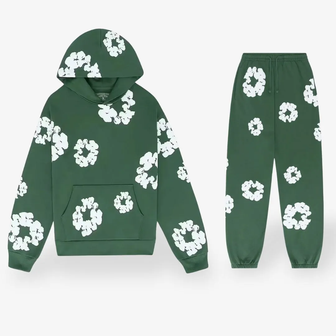 Bloemen Trainingspak voor Hem en Haar (Hoodie   Broek)