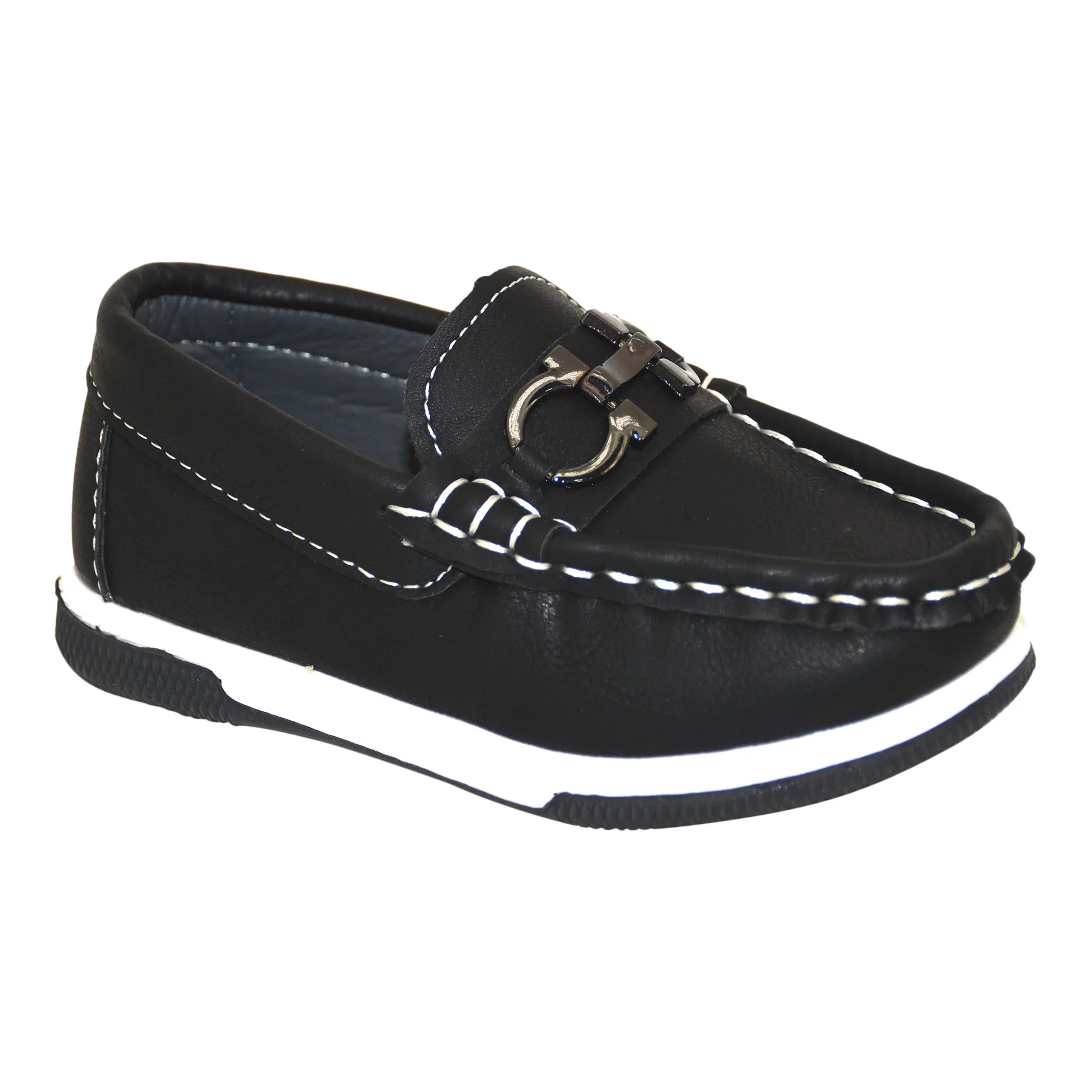 Boys Black Toddler Loafers