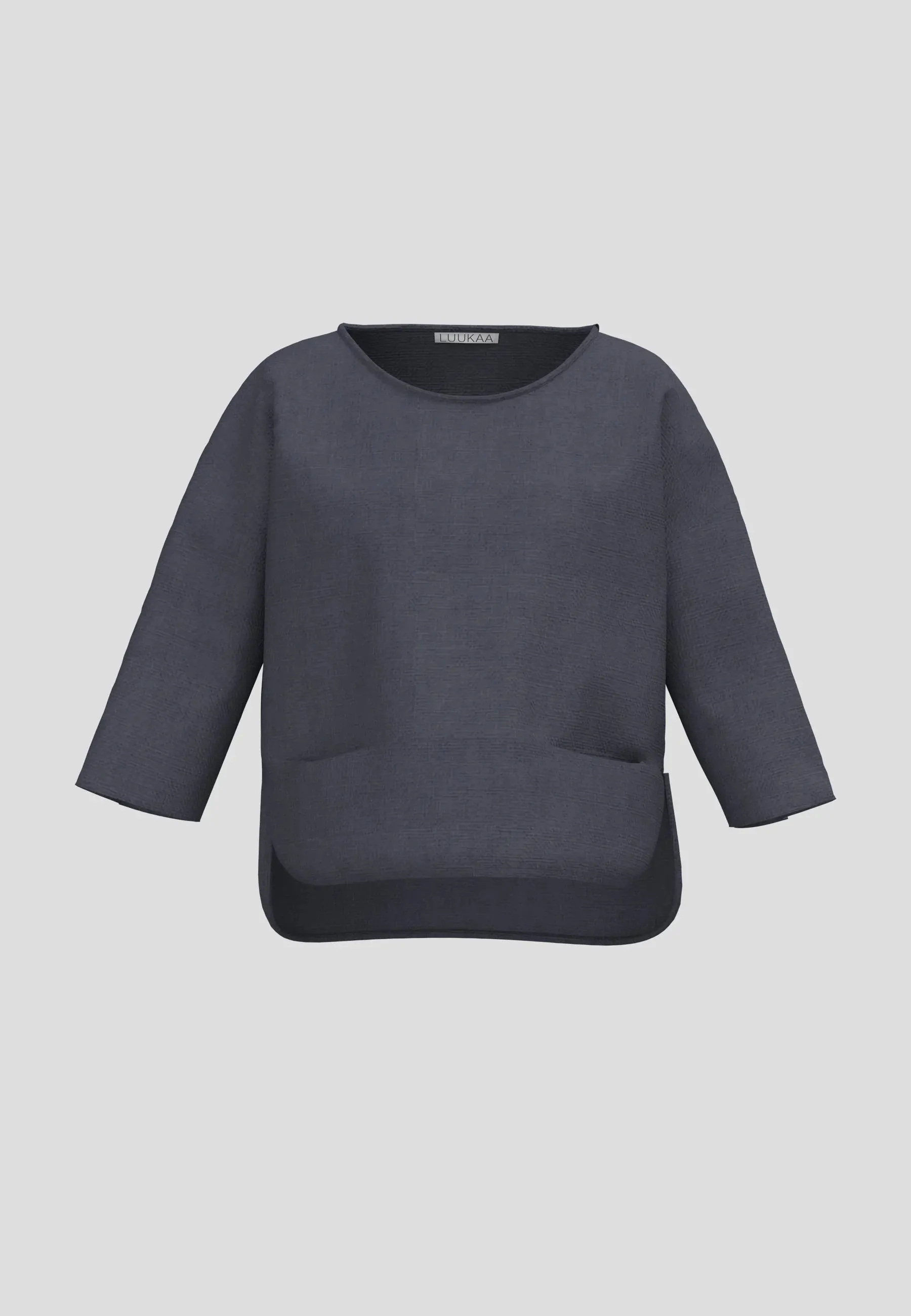BRIZA – Relaxed Linen Blouse with Pocket Detail