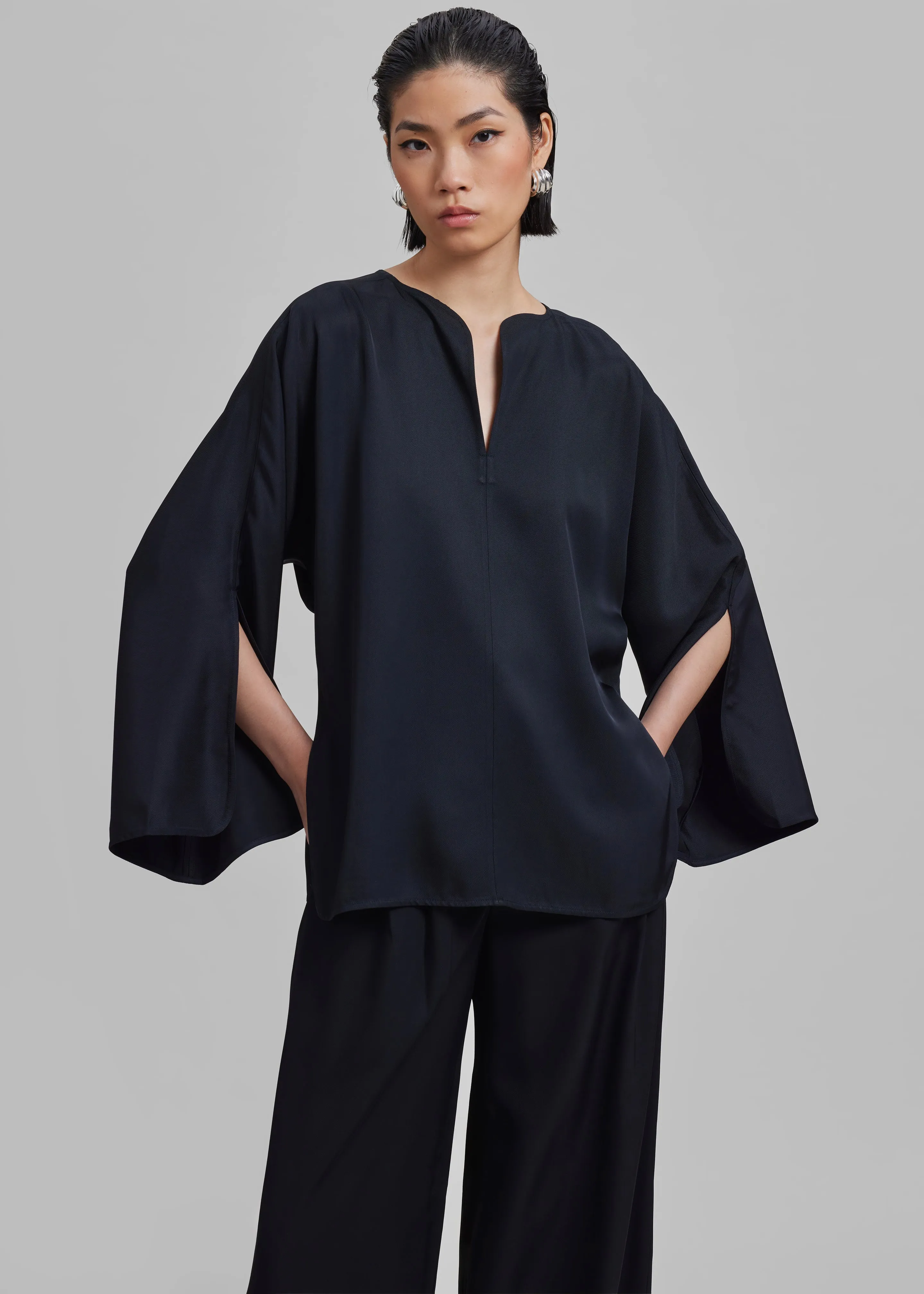 By Malene Birger Calias Blouse - Black