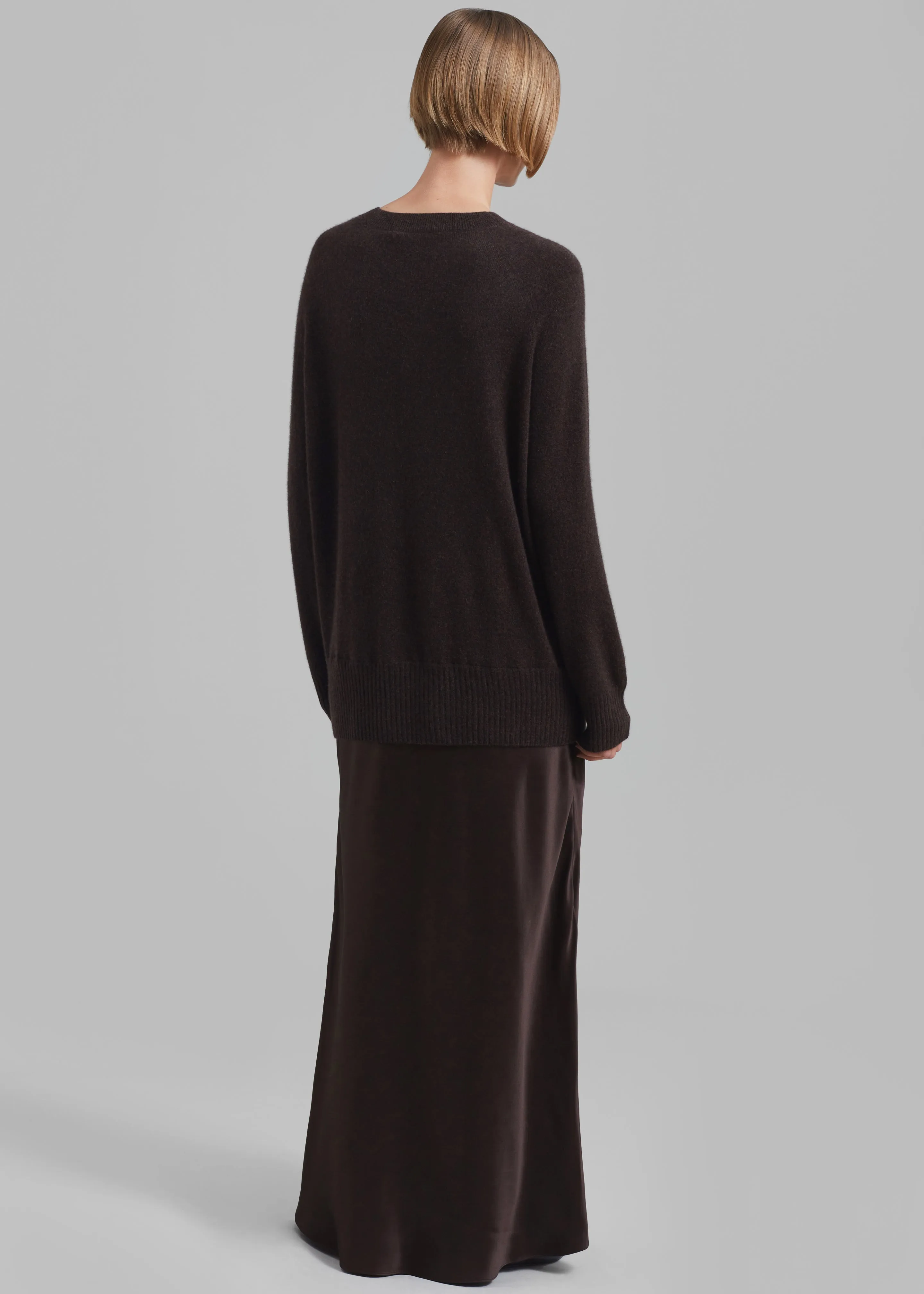 Christopher Esber Monument Long Dress - Cocoa