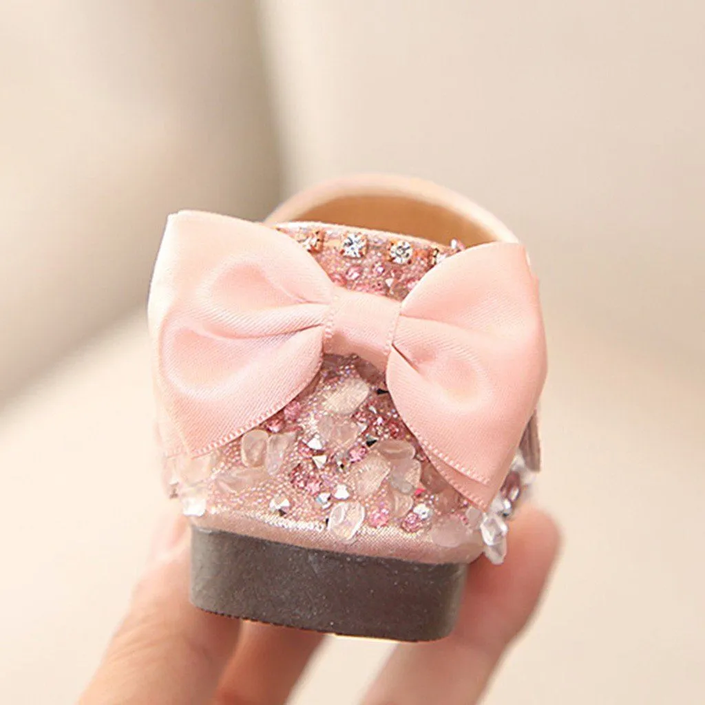 Crystal Bowknot Princess Sandal - Priority Shipping