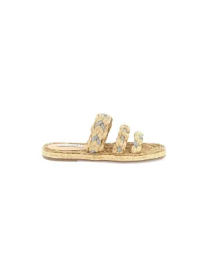 Crystal Chain Espadrille Shoes