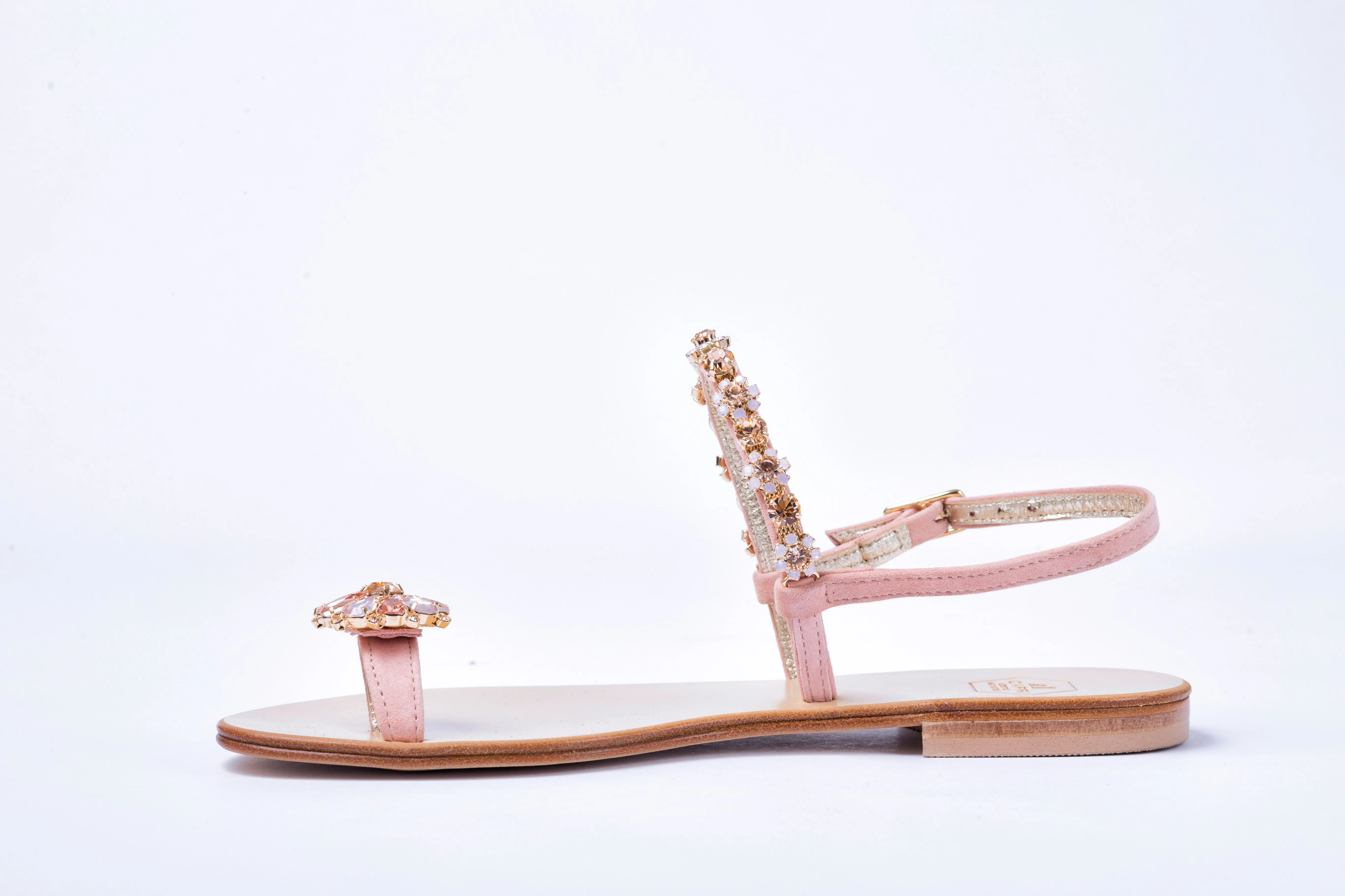 Crystal Ring Toe Sandals