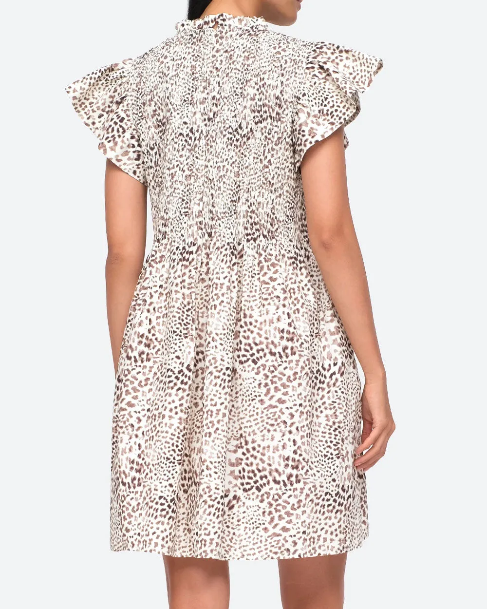 Day Calla Cheetah Short Sleeve Dress