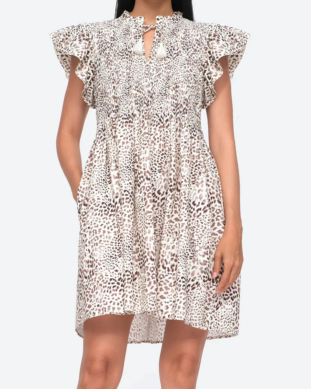 Day Calla Cheetah Short Sleeve Dress