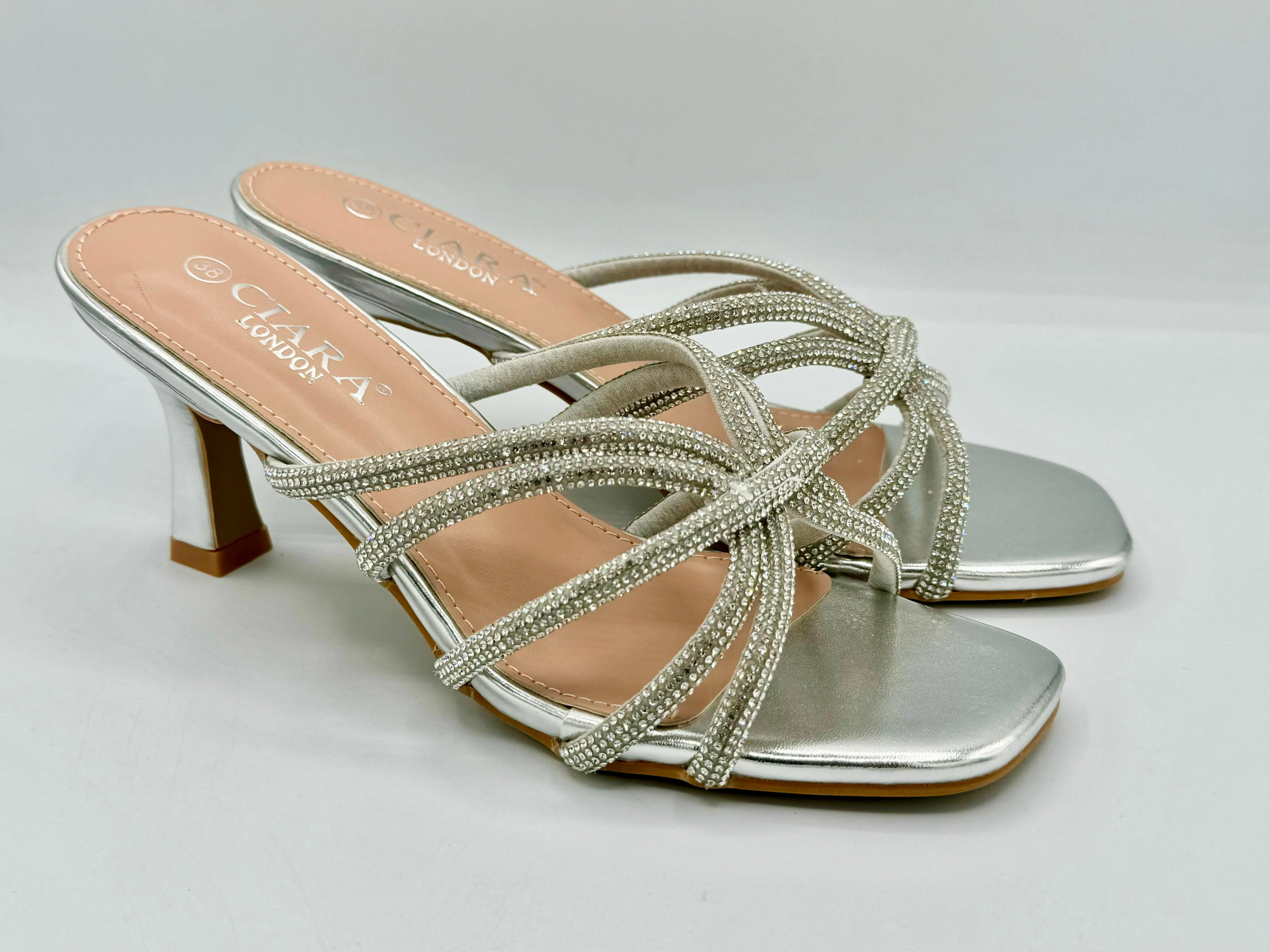 Diva heels  - silver