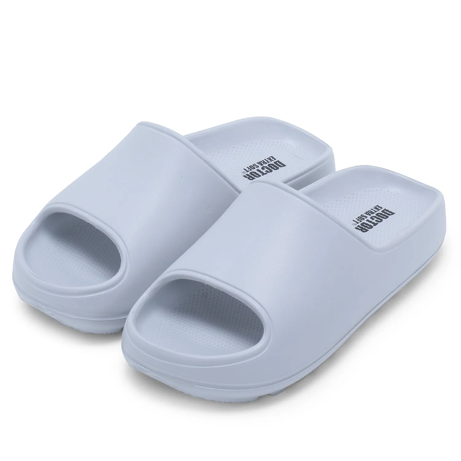 DOCTOR EXTRA SOFT D-508 Women's Classic Ultra Soft Sliders/Slippers with Cushion FootBed for Adult | Comfortable & Light Weight| Stylish & Anti-Skid| Waterproof & Everyday Flip Flops for Ladies/Girls