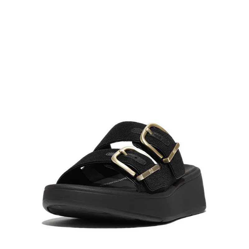 F-MODE BUCKLE SHIMMERLUX FLATFORM TWO-BAR SLIDES