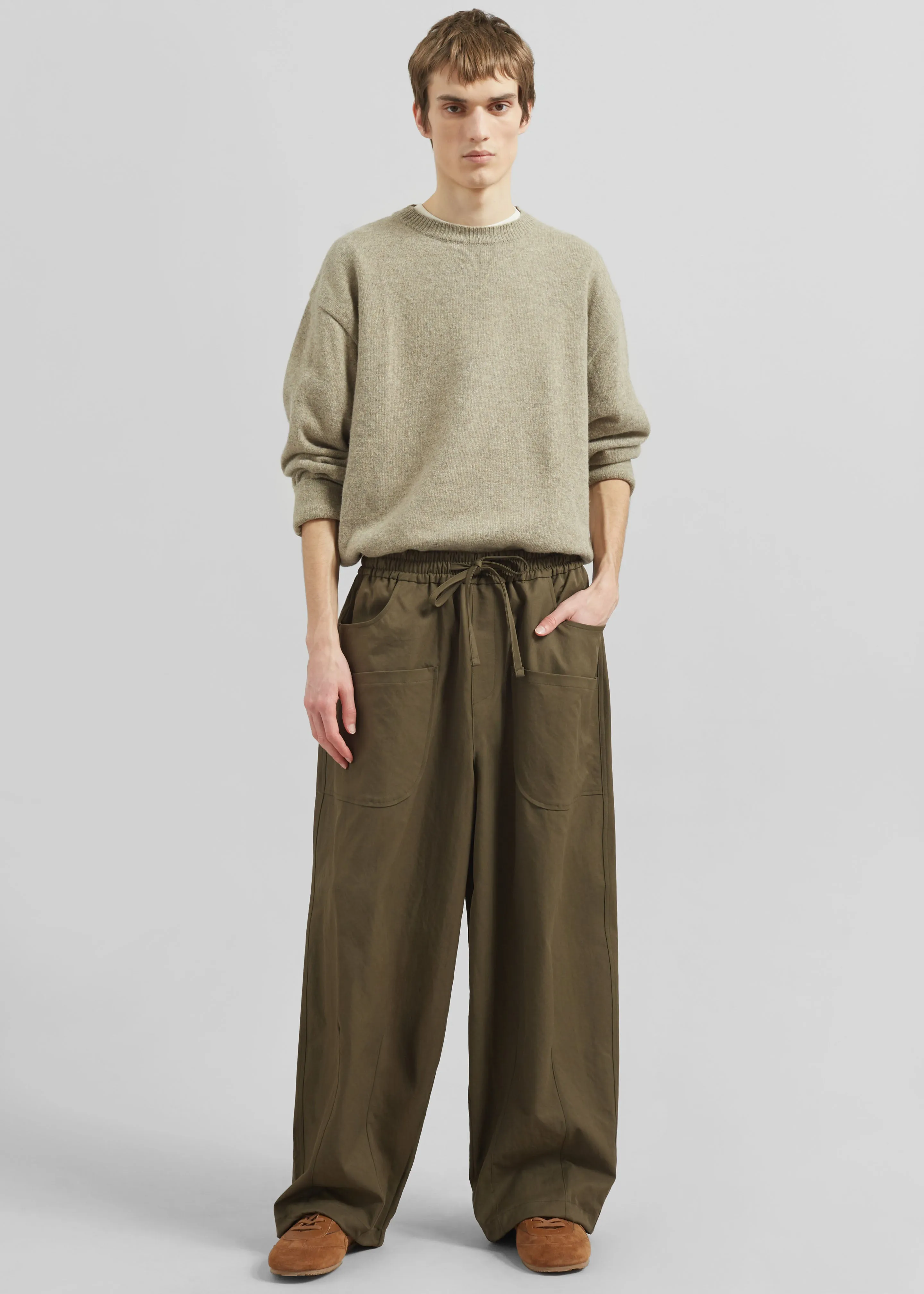 Fae Balloon Pants - Army Green