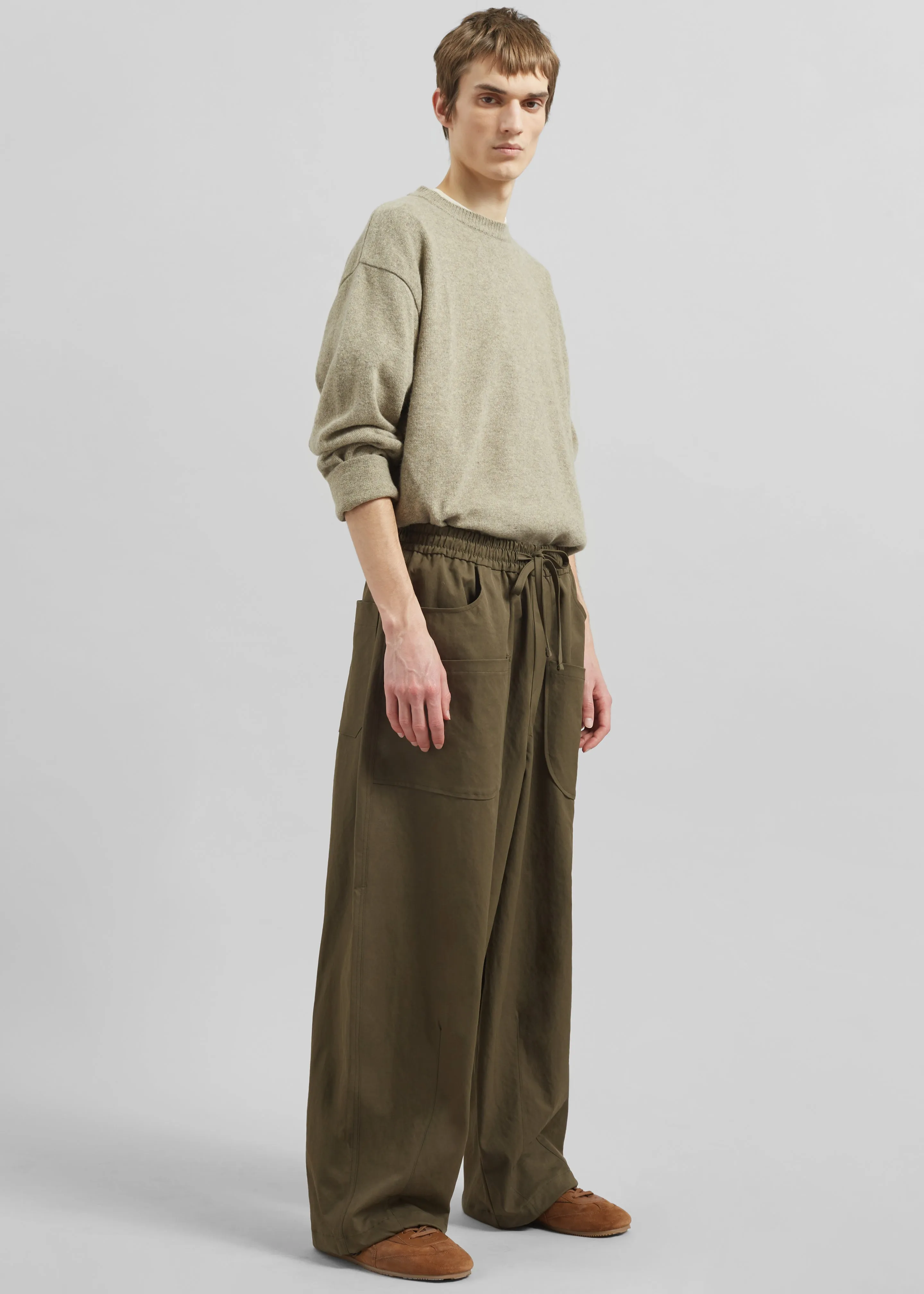 Fae Balloon Pants - Army Green