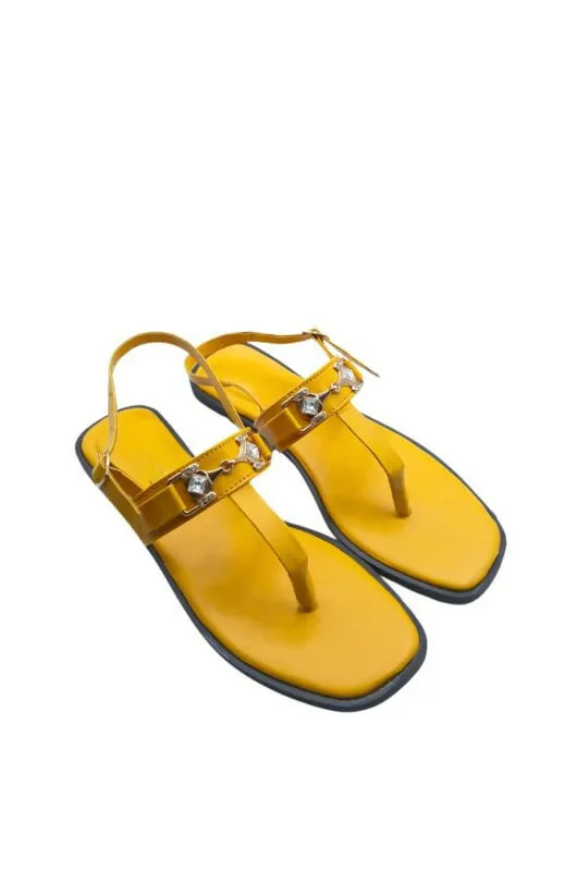 Fashionholic Sandal’s For Girl’s Yellow