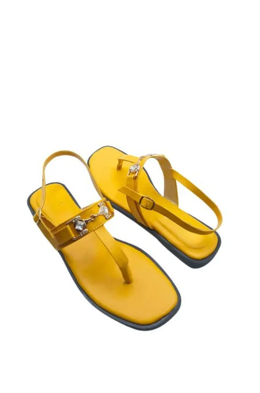 Fashionholic Sandal’s For Girl’s Yellow