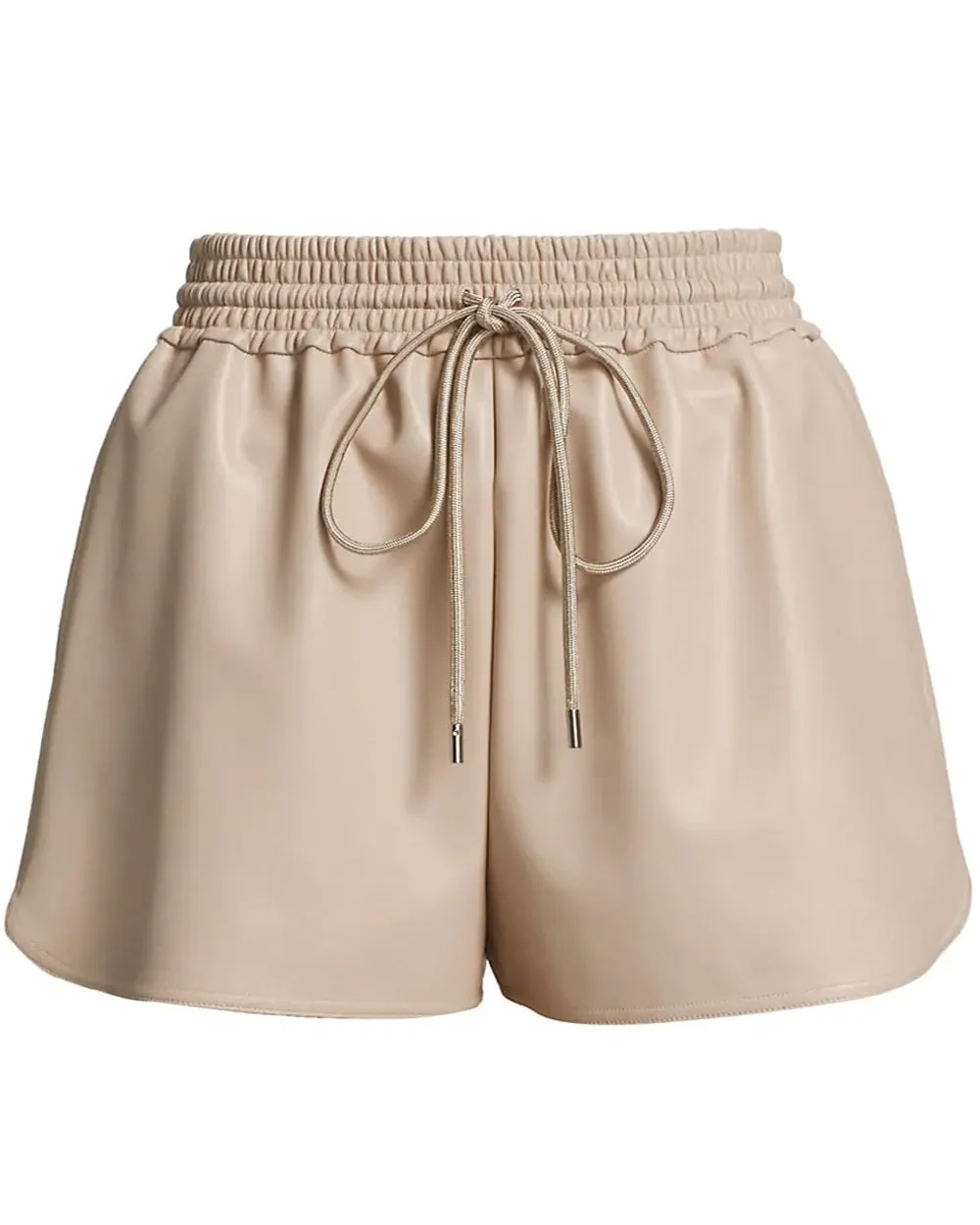 Fog Faux Leather Rex Drawstring Short