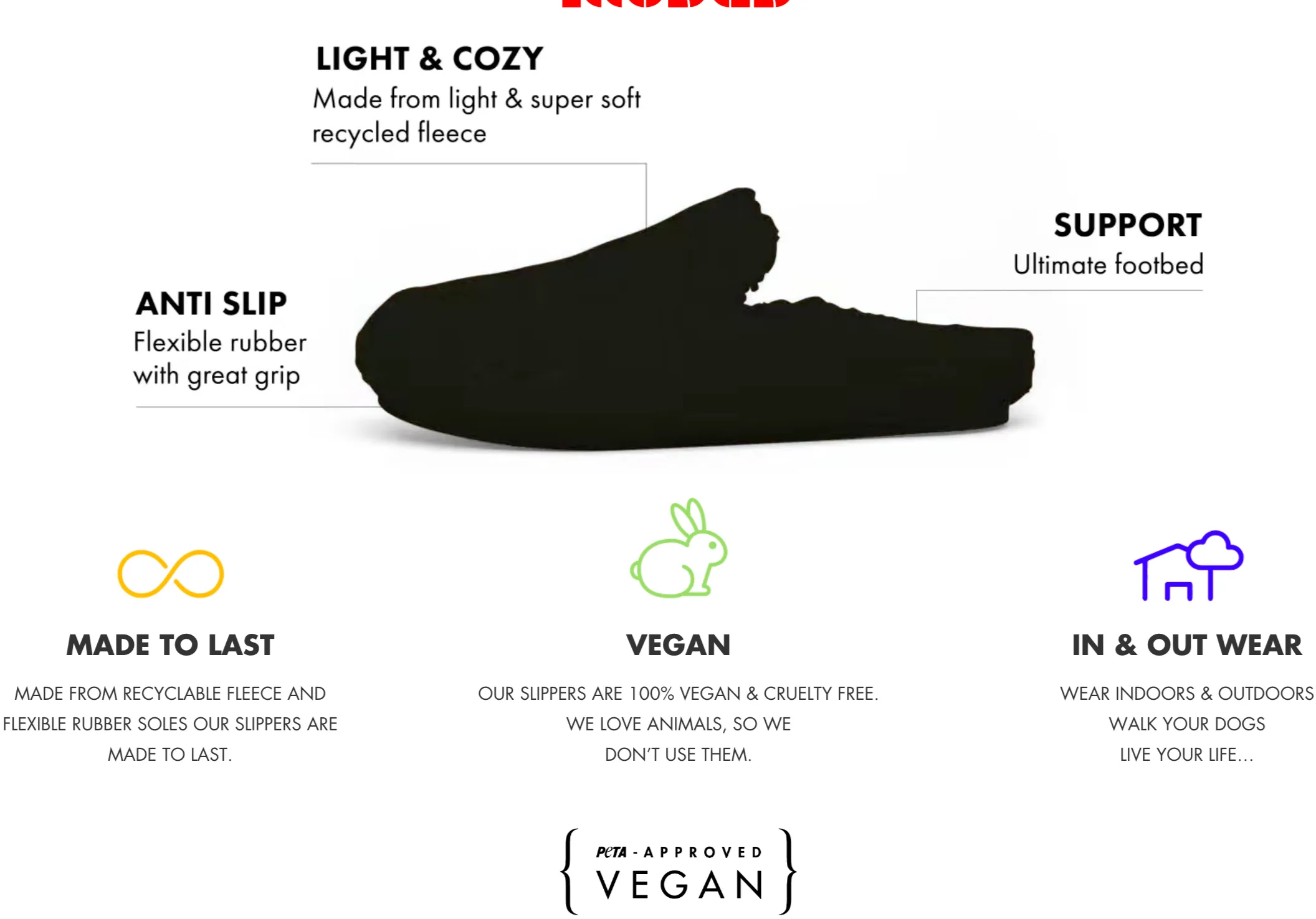 Freedom Moses Kush Slippers