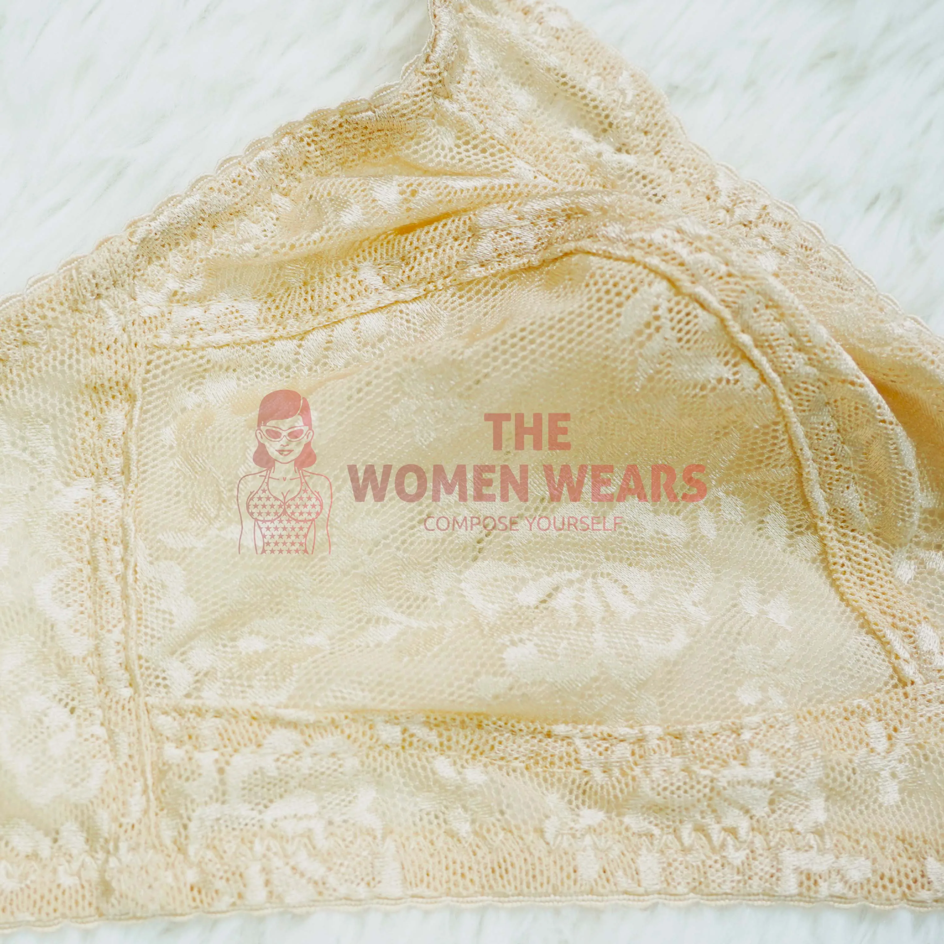 Galaxy Floral Net Stretchable Bra (206)