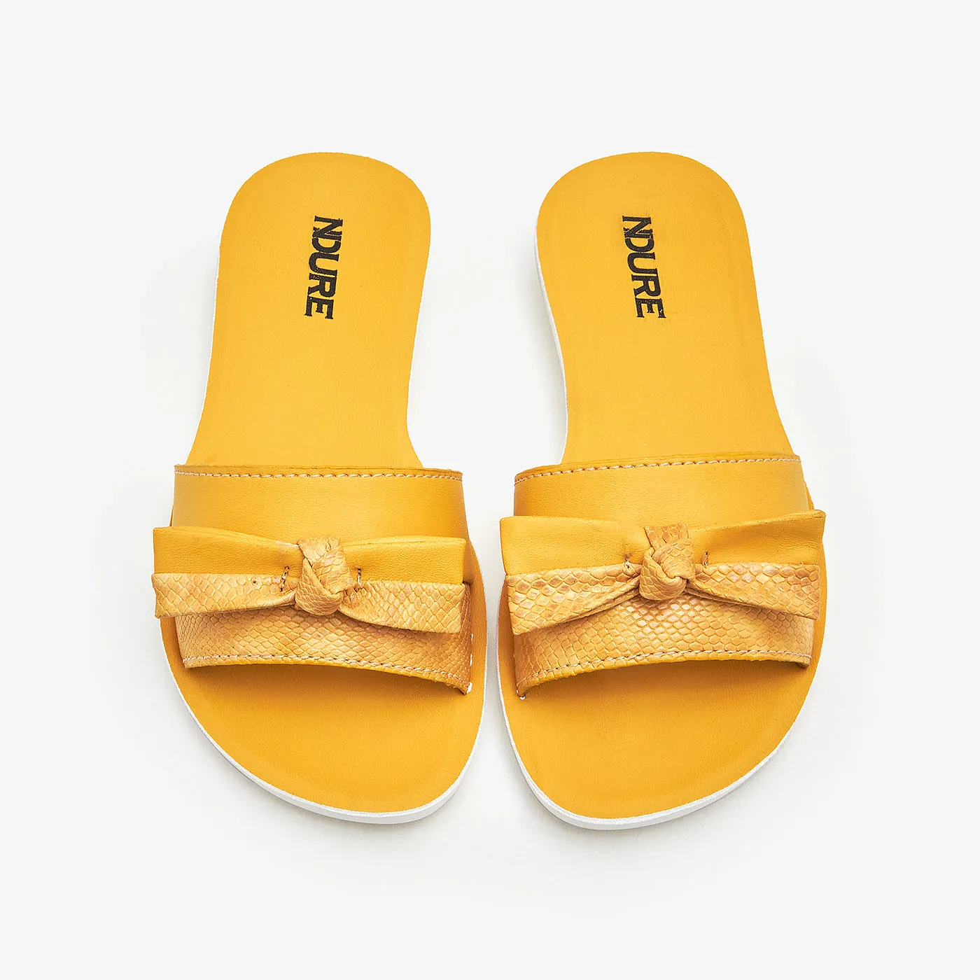 Girls Bow Slippers