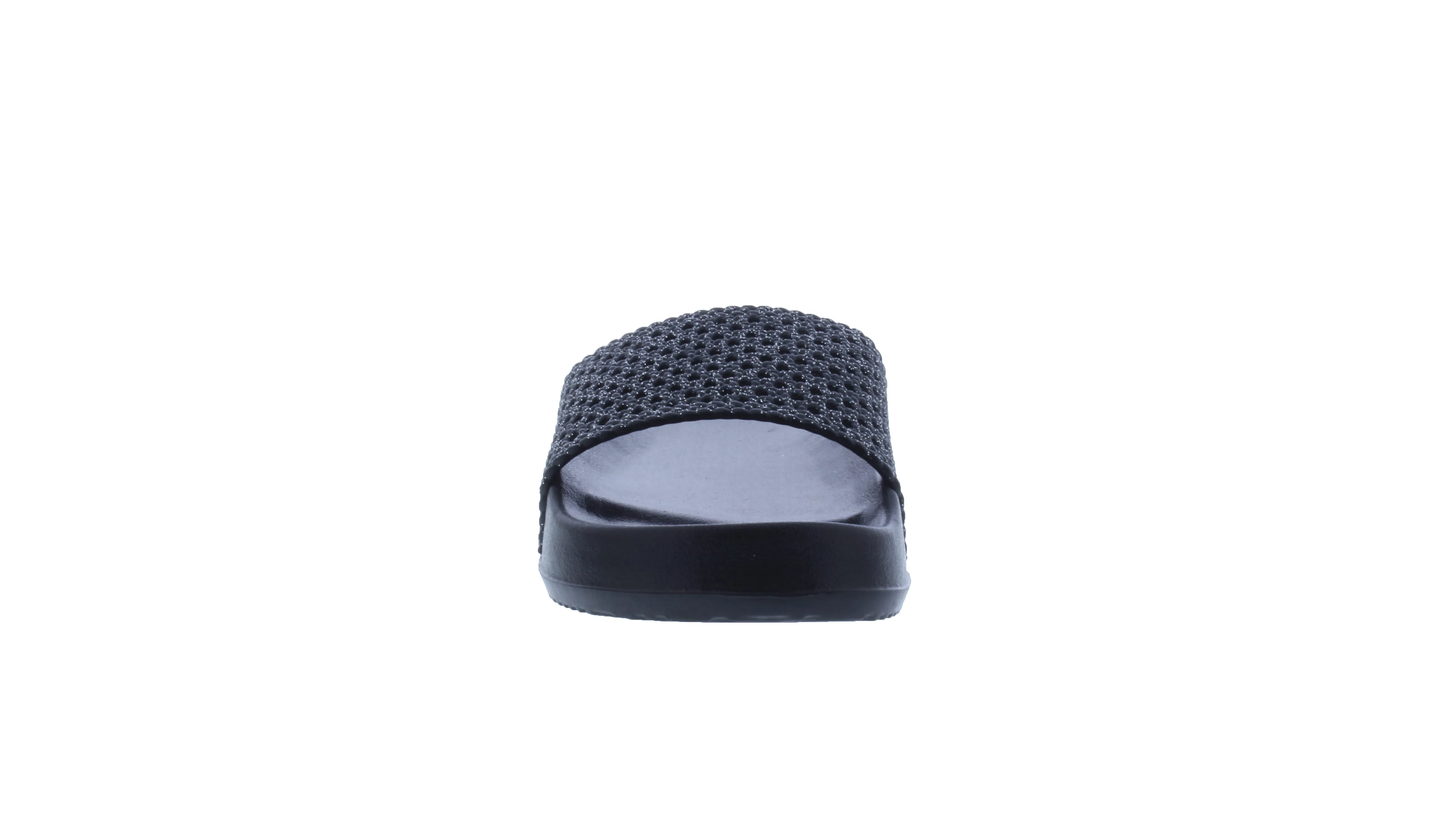 Girls Glitter Wedge Slide