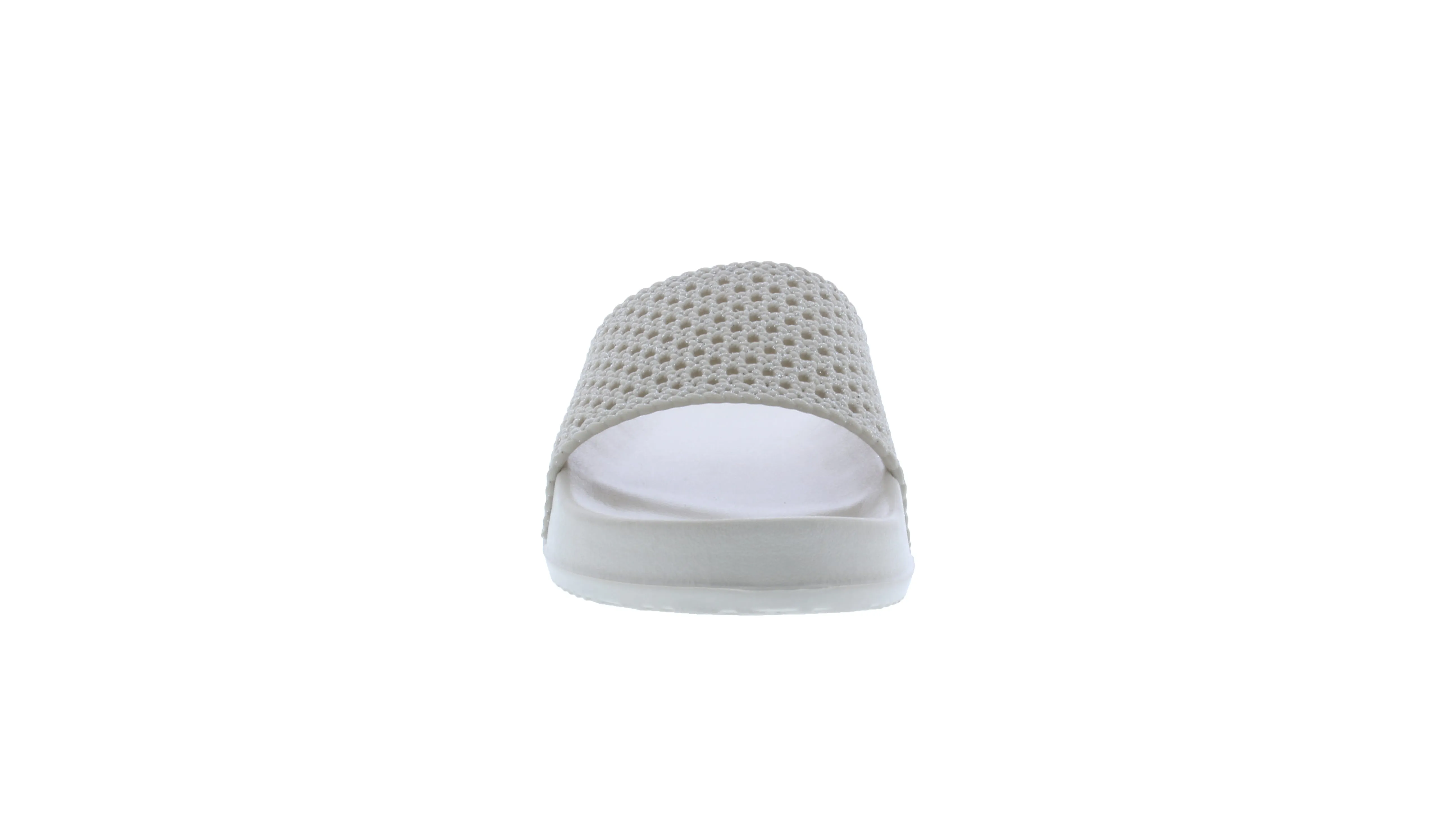 Girls Glitter Wedge Slide