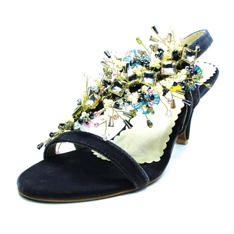 Gray Fancy Sandal
