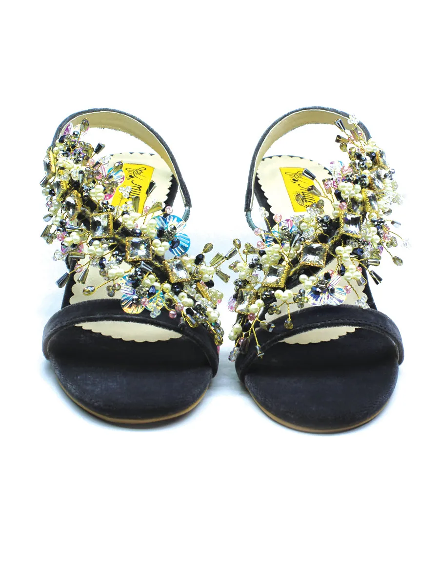 Gray Fancy Sandal