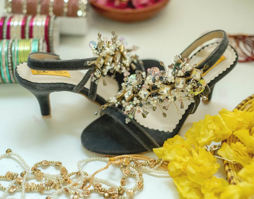 Gray Fancy Sandal