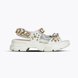 Gucci Embellished Platform Sandals