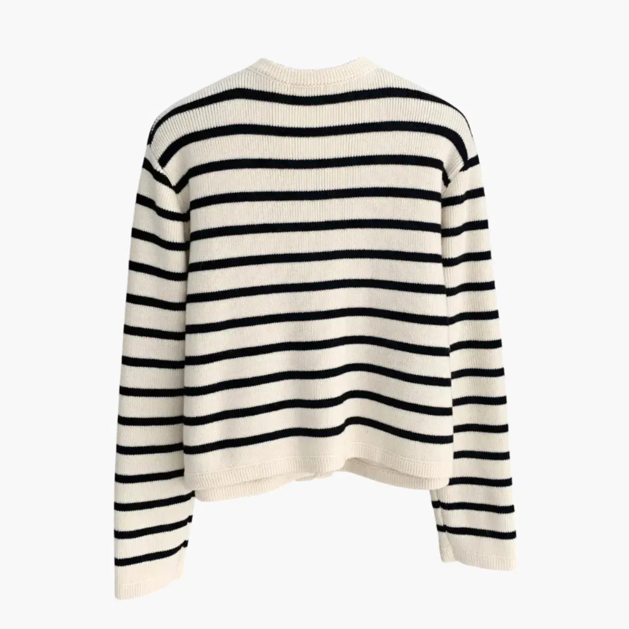 Idalina – Classic striped pattern – Knitted cardigan