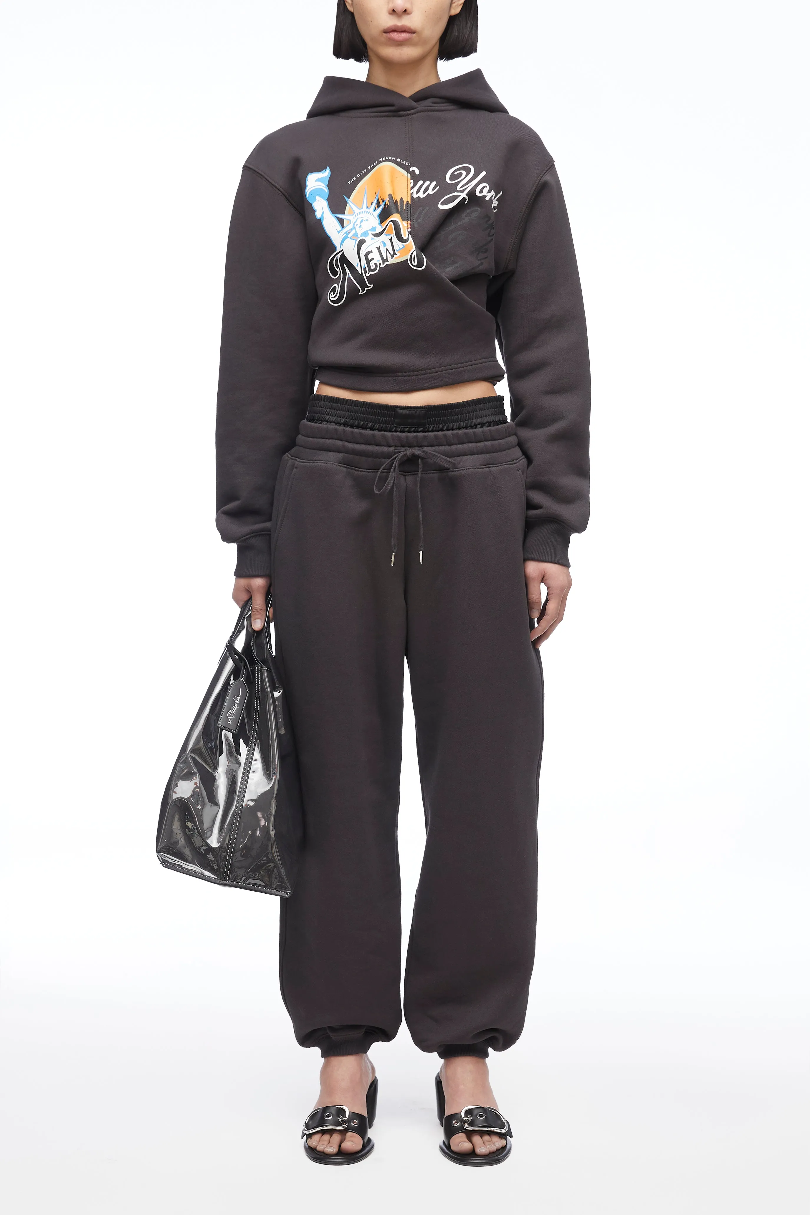 Jogger Sweatpant With Satin Boxer Waistand
