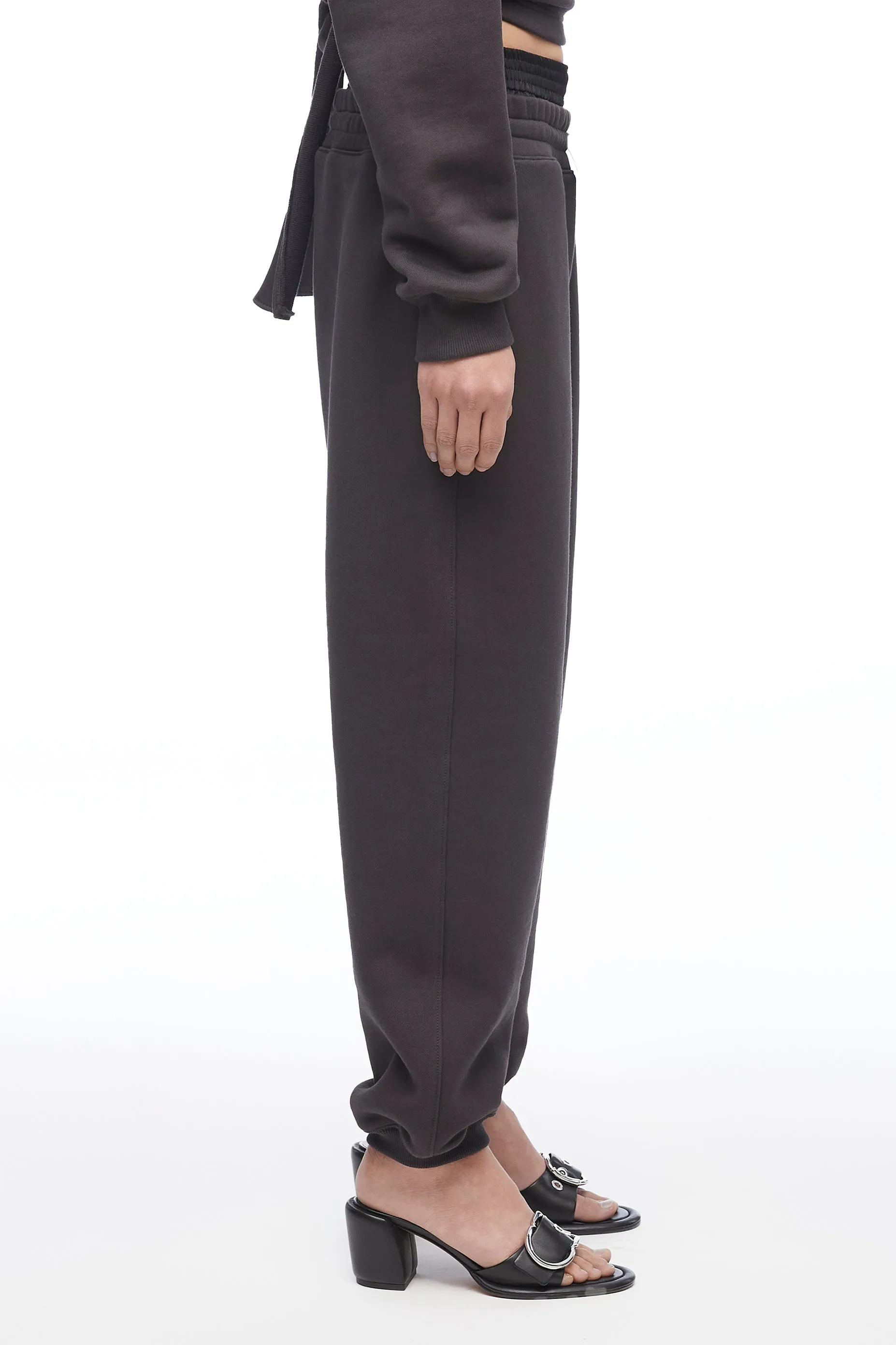 Jogger Sweatpant With Satin Boxer Waistand