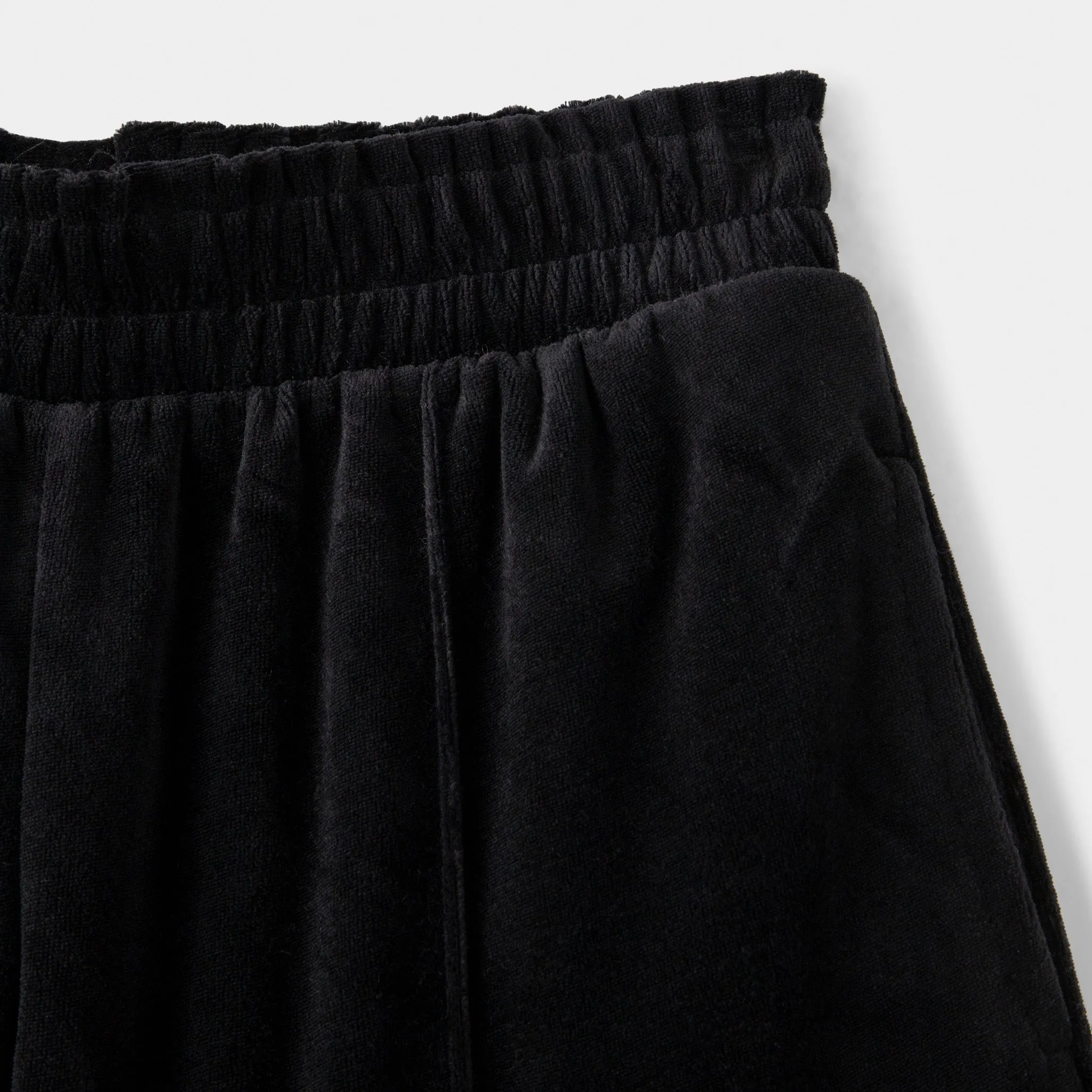 Juicy Couture Junior Girls' Velour Shorts / Deep Black