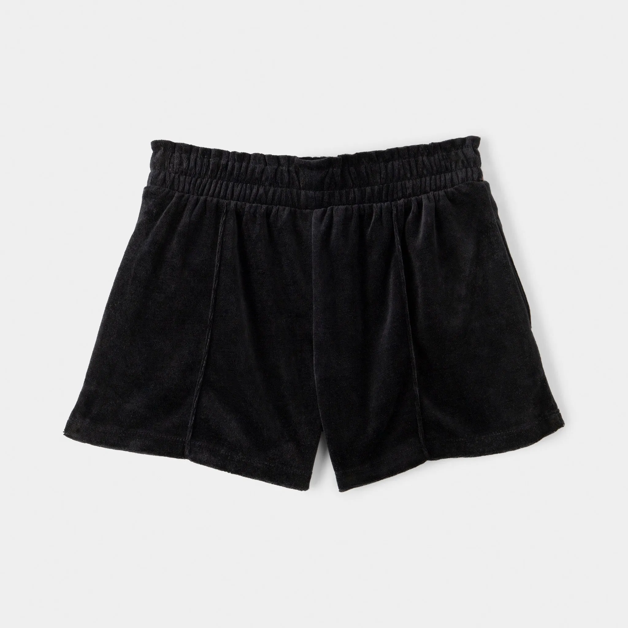 Juicy Couture Junior Girls' Velour Shorts / Deep Black