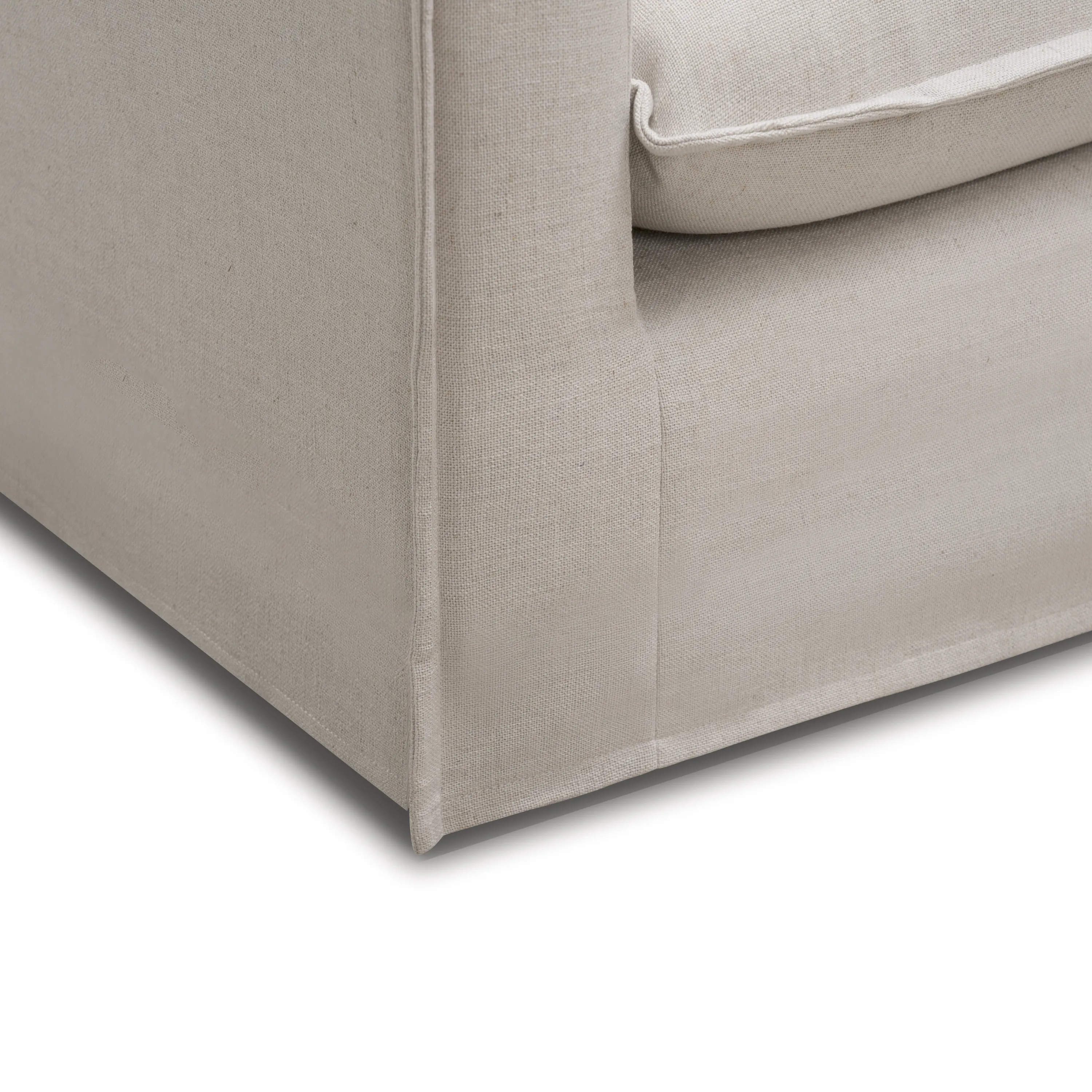 Juno Slipcover 2 Seater Sofa - Luna Oatmeal
