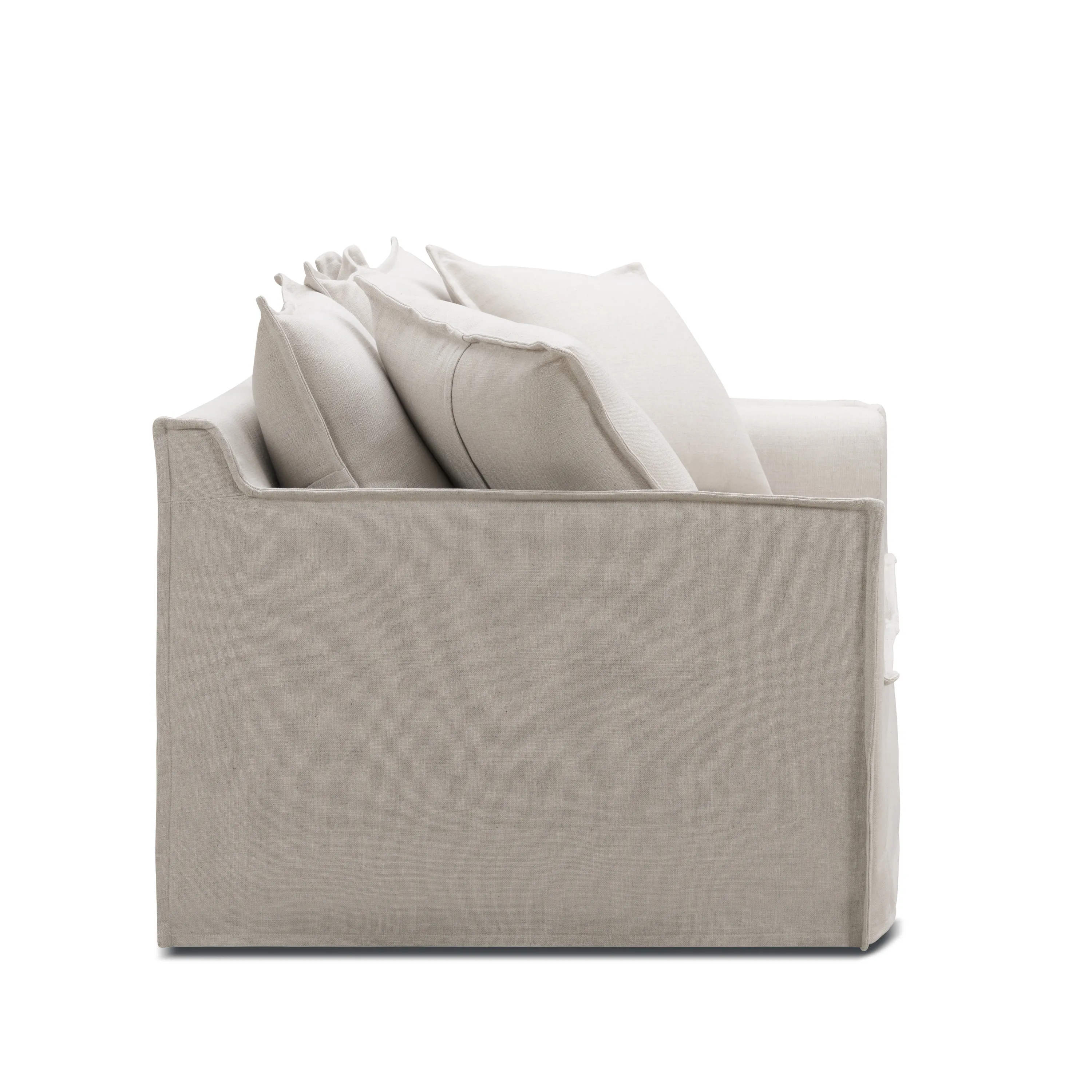 Juno Slipcover 2 Seater Sofa - Luna Oatmeal